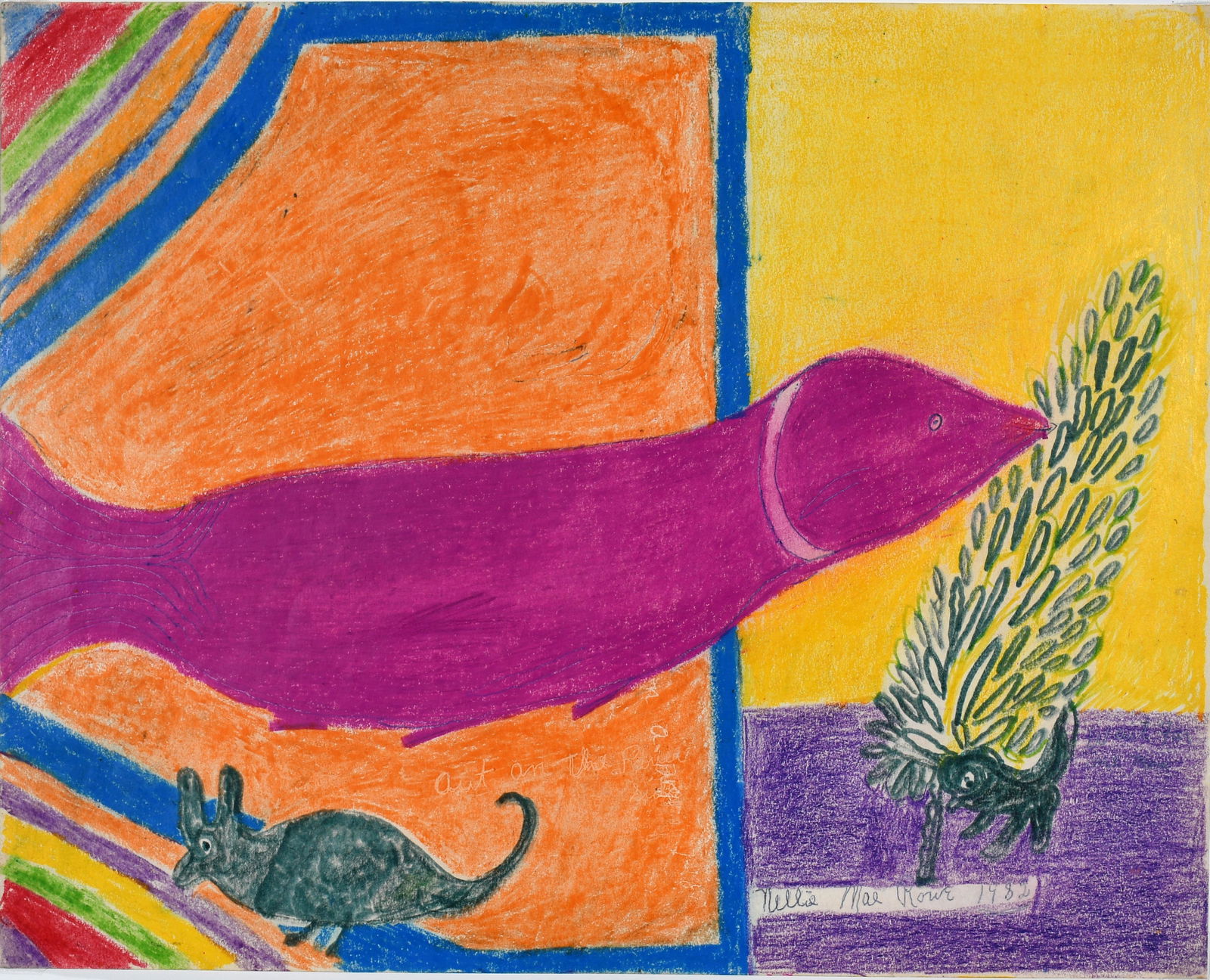 Nellie Mae Rowe. Out On The River. (1 of 5)