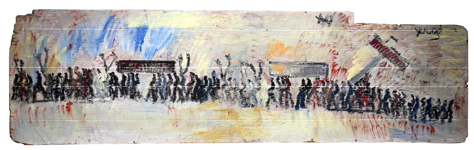 Purvis Young. Funeral Procession. (1 of 7)