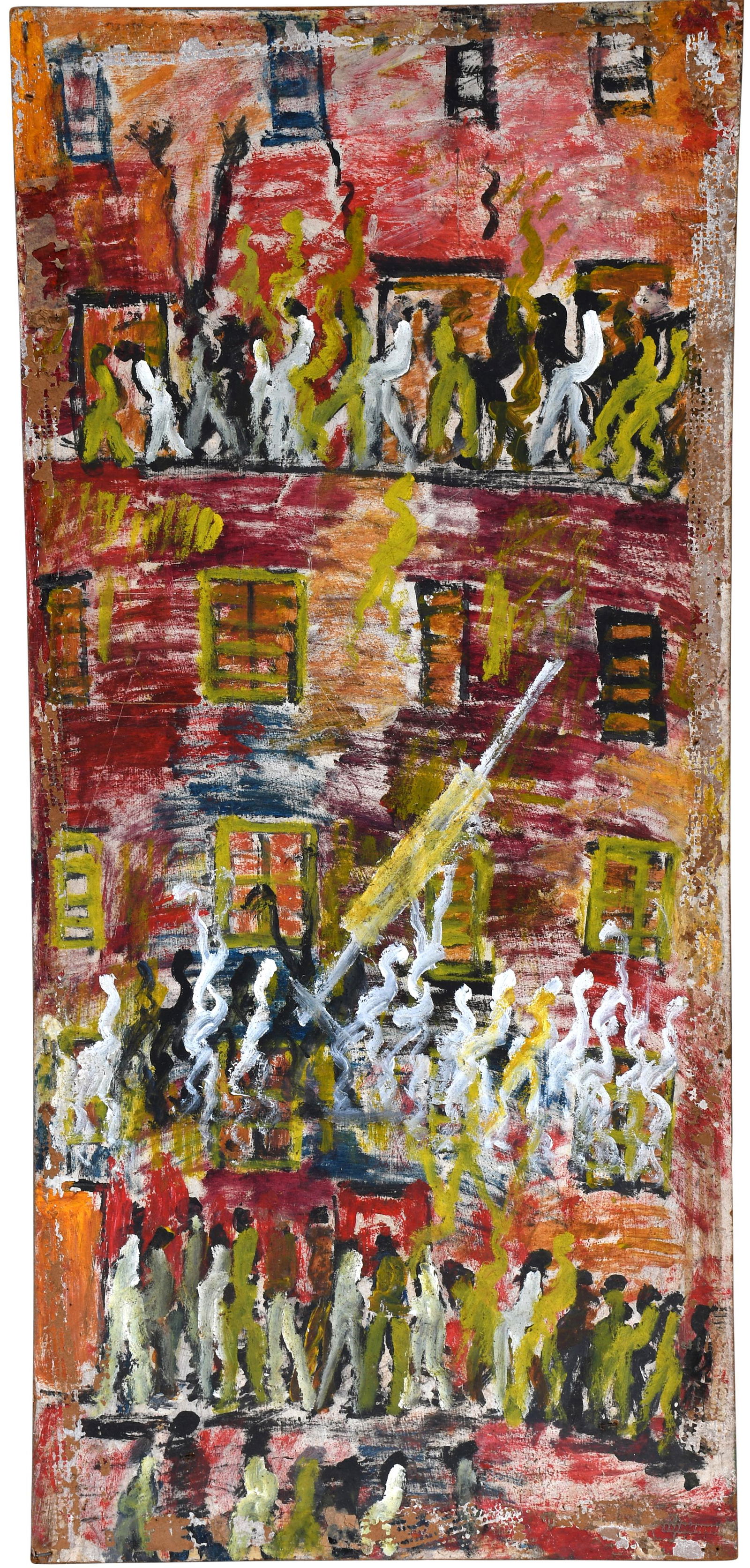 Purvis Young. Apartment Building. (1 of 5)