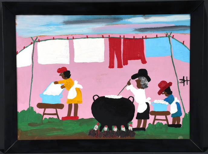 Clementine Hunter. Wash Day.