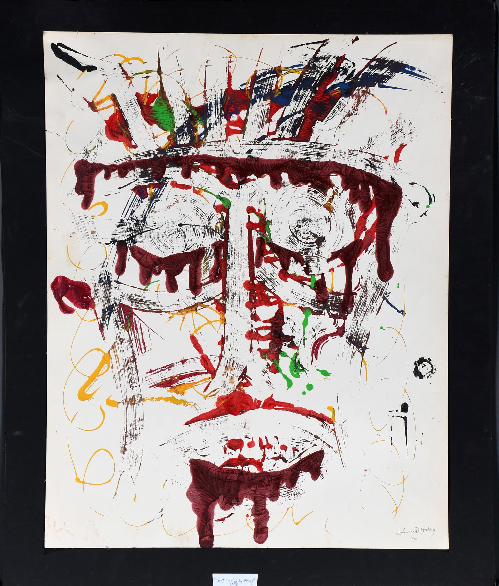 Lonnie Holley. Christ Crucified By Money. (1 of 4)