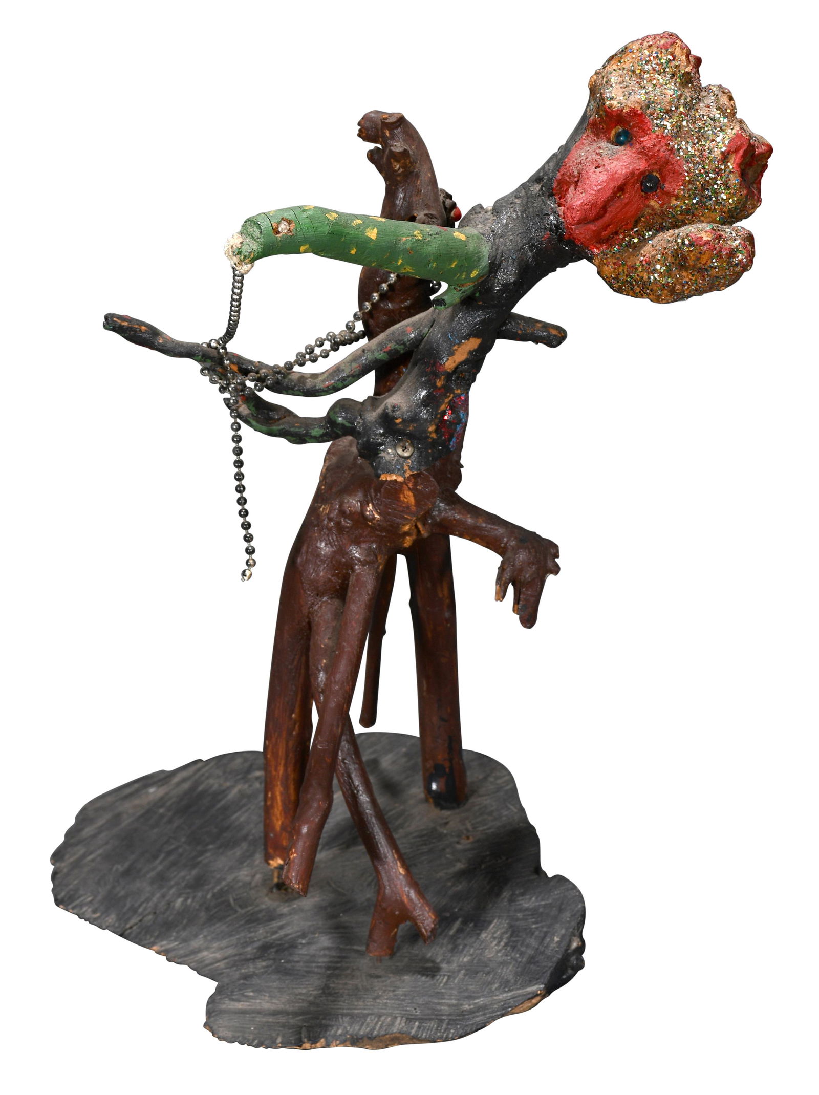 Bessie Harvey. Two-Faced Politician Riding Donkey. (1 of 5)