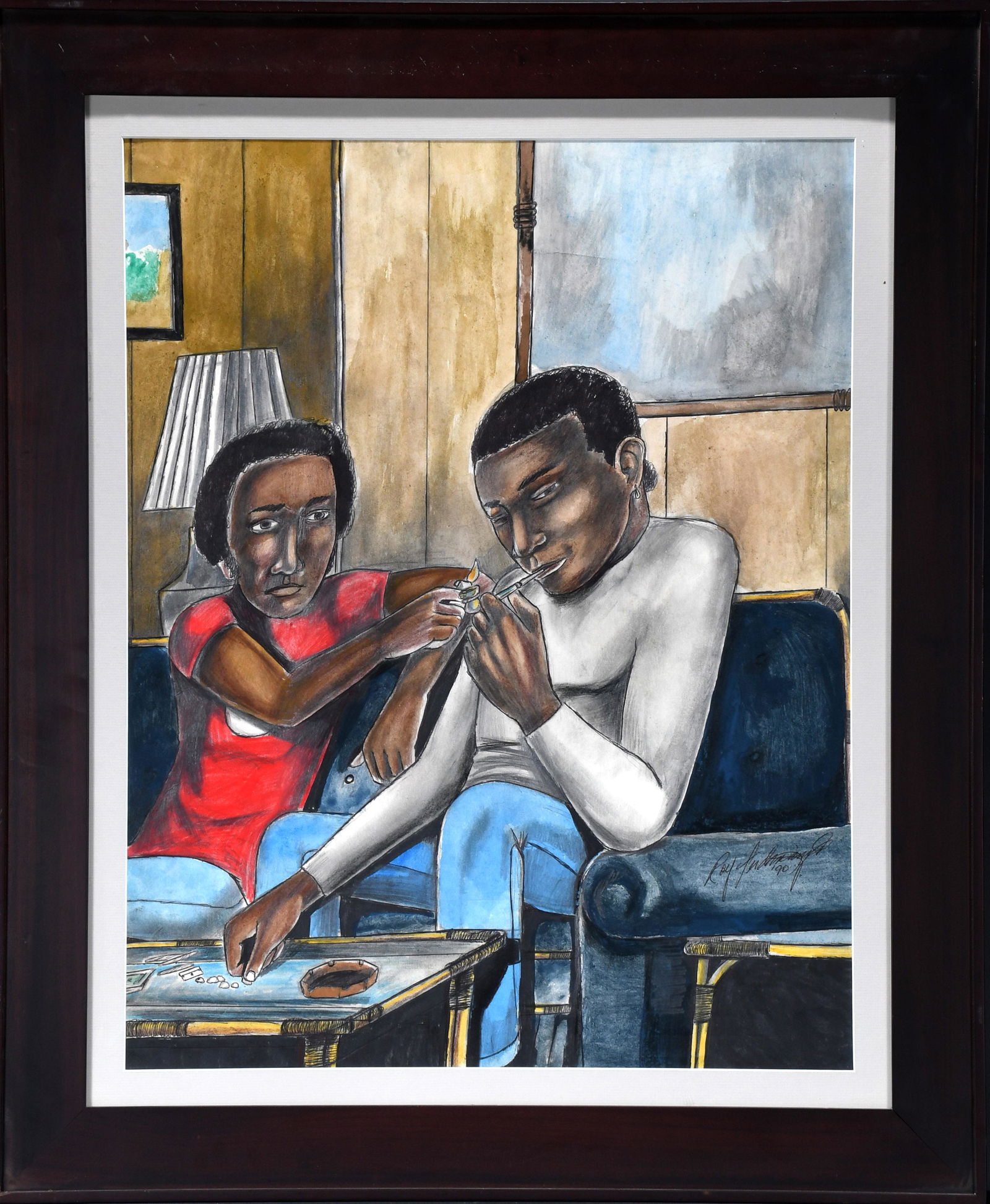 Roy Ferdinand. Smoking Crack. (1 of 4)