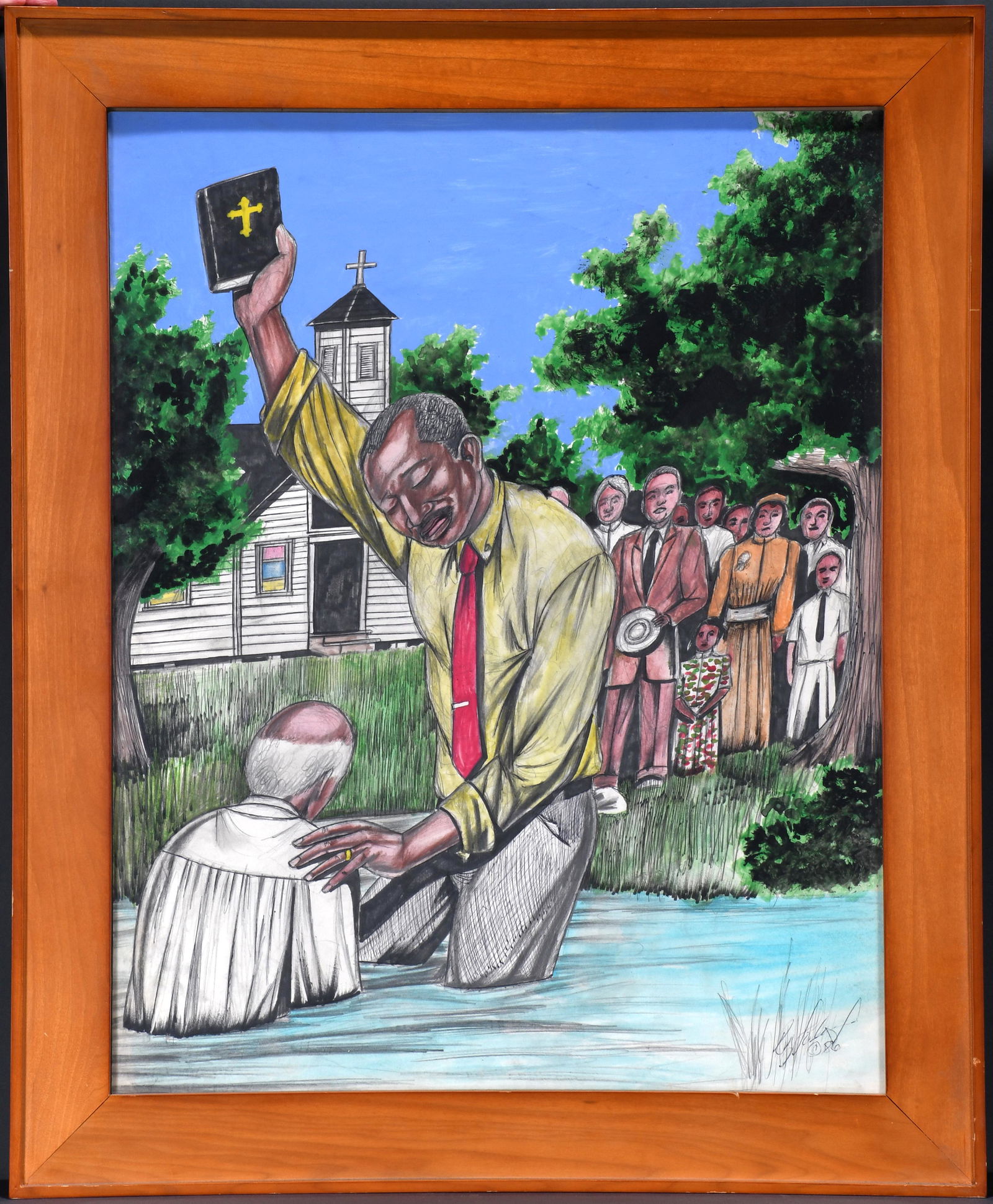 Roy Ferdinand. Baptism. (1 of 5)