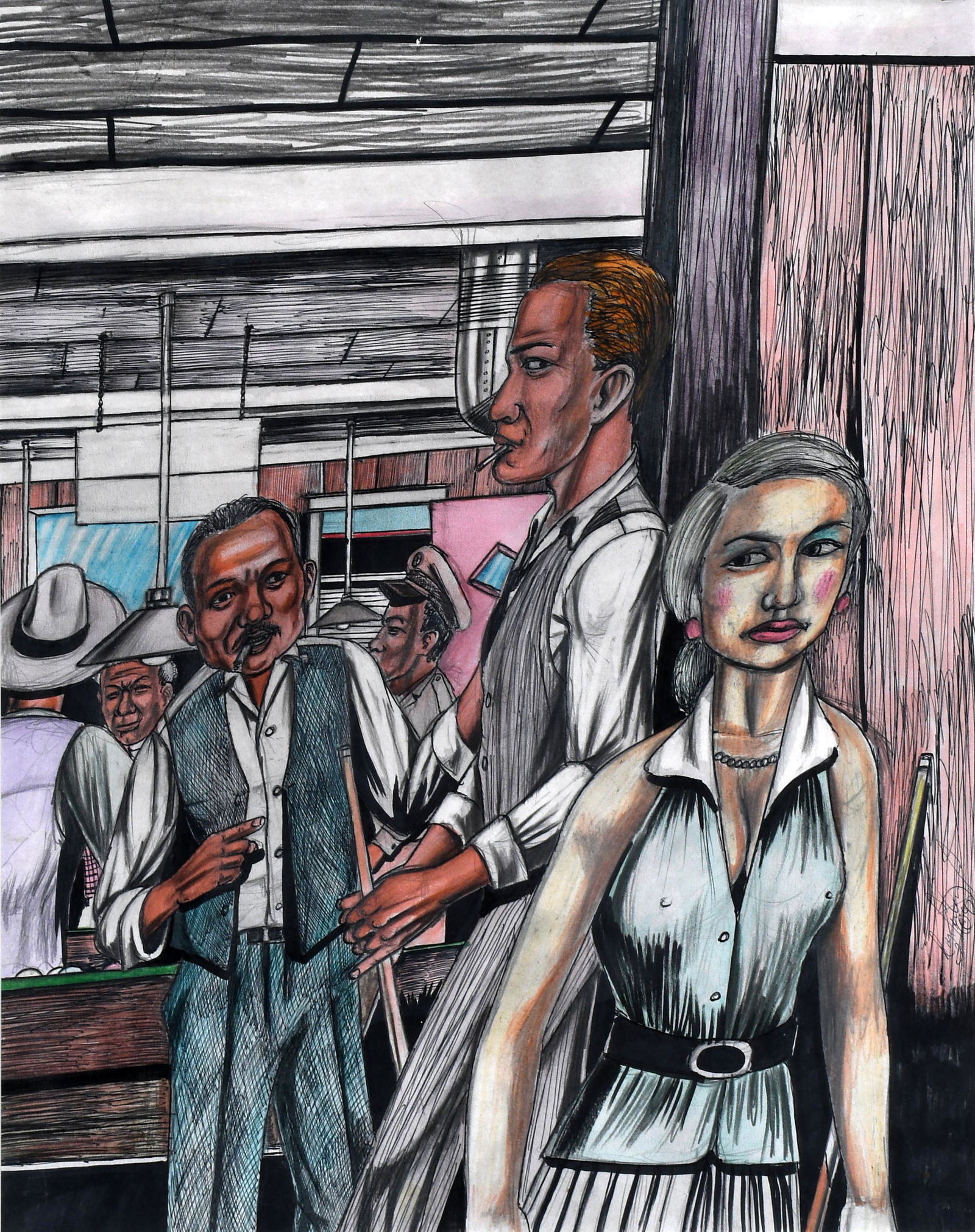 Roy Ferdinand. Pool Hall. (1 of 6)