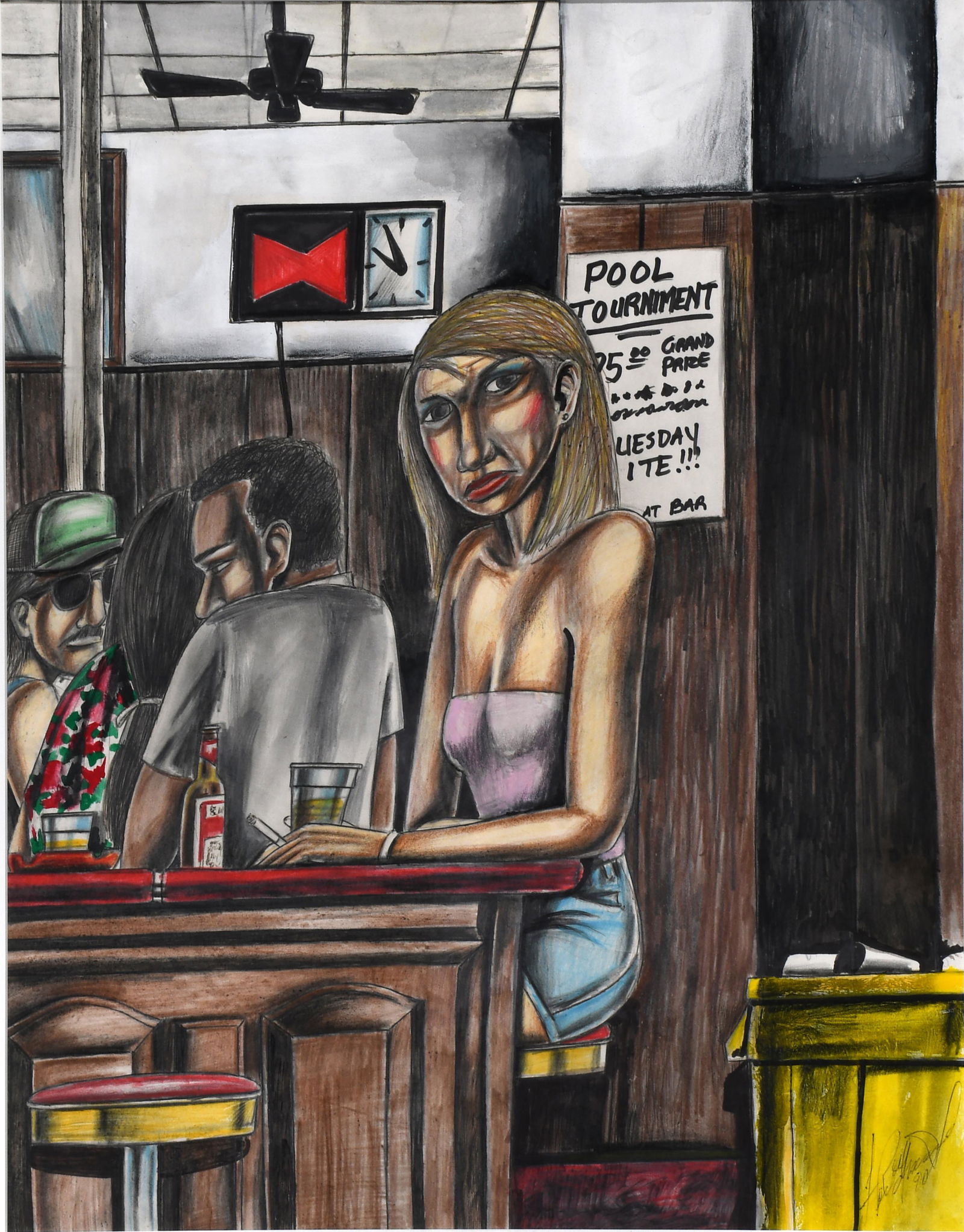 Roy Ferdinand. Pool Tourniment (sic.). (1 of 6)