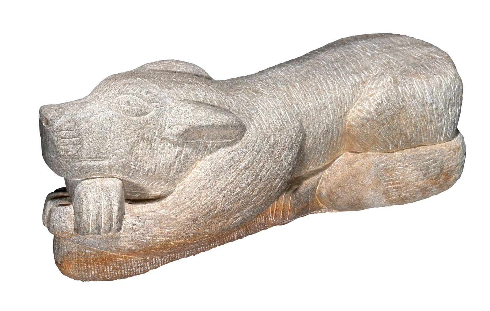 Tim Lewis. Sly Fox Stone Carving. (1 of 6)