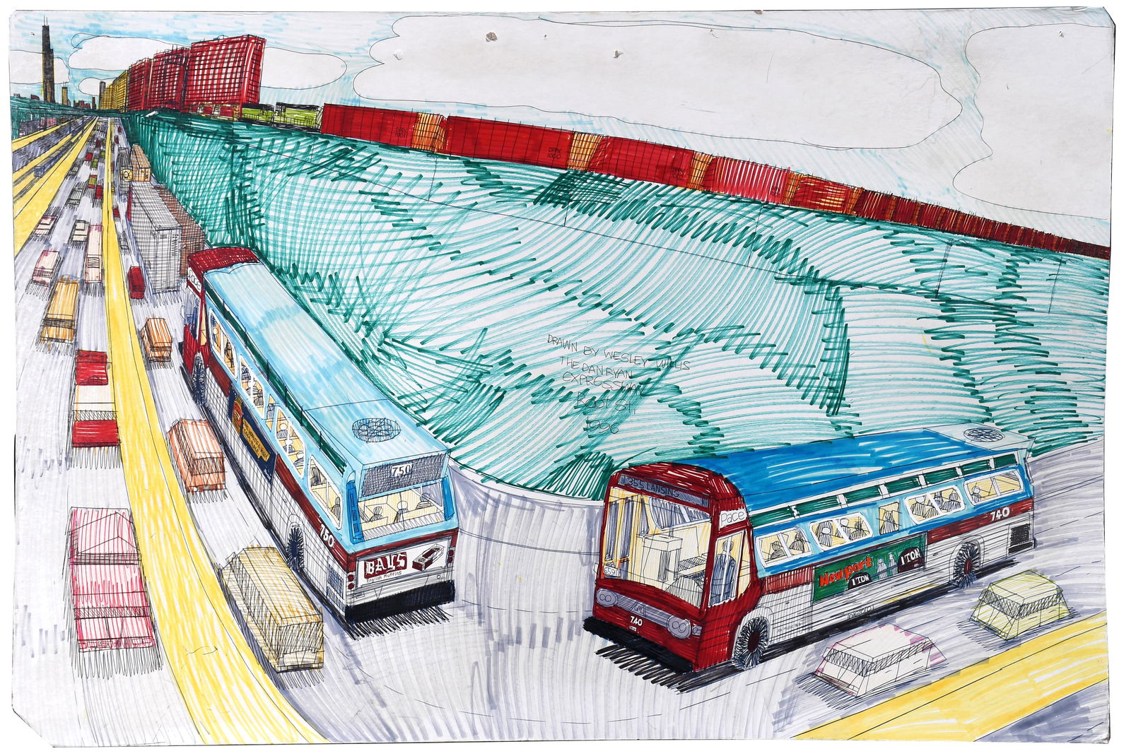 Wesley Willis. The Dan Ryan Express. (1 of 5)