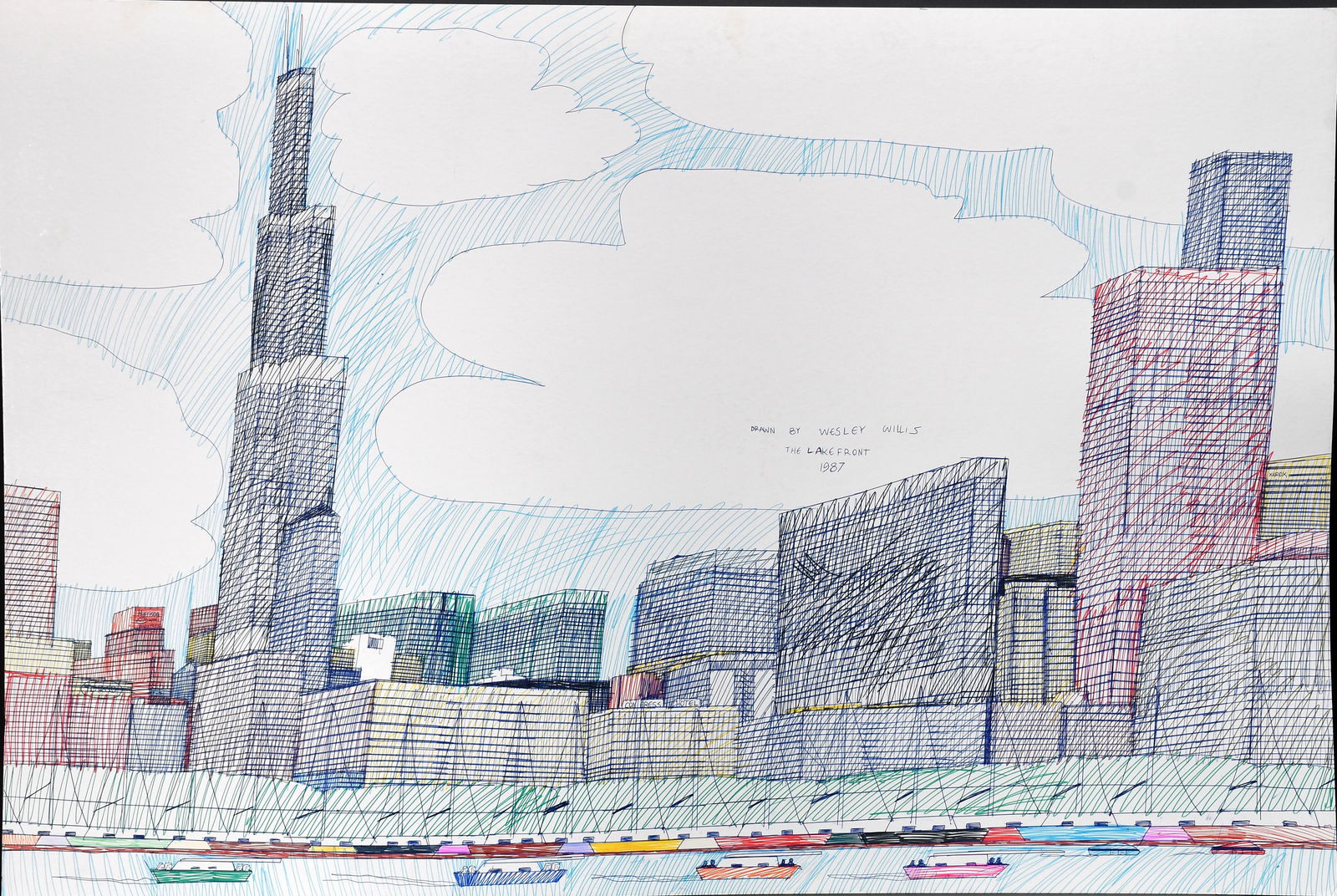 Wesley Willis. The Lake Front. (1 of 4)