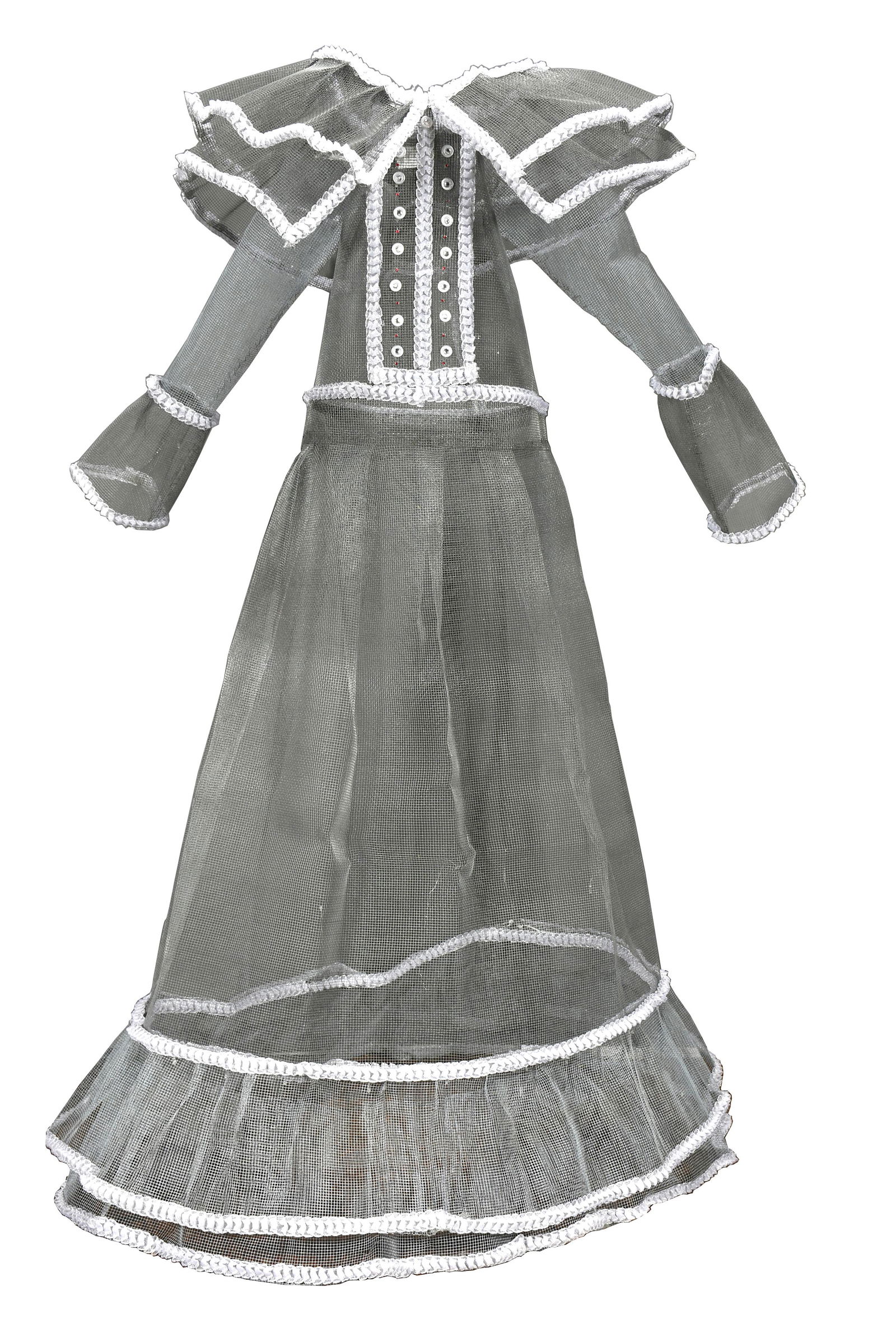 Mr. Imagination. Life-Sized Wire Mesh Dress. (1 of 6)