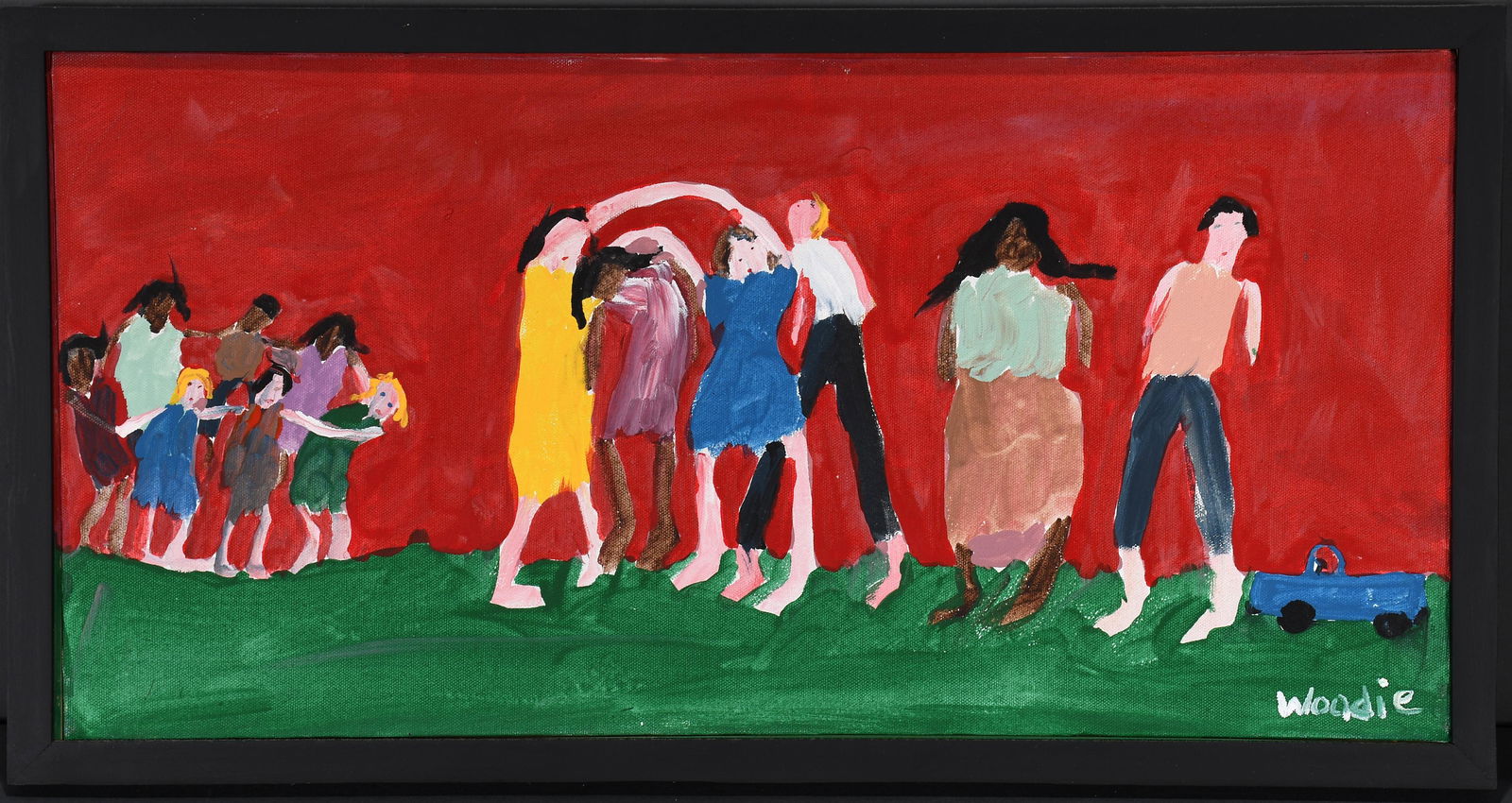 Woodie Long. Playing In The Yard. (1 of 2)