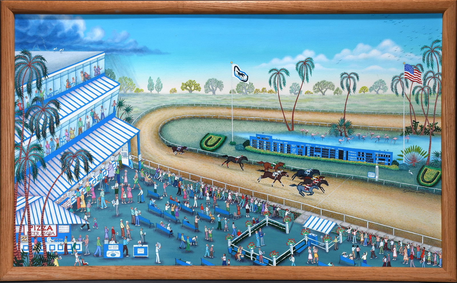 Kathy Jakobsen. Tampa Bay Downs Racetrack. (1 of 6)