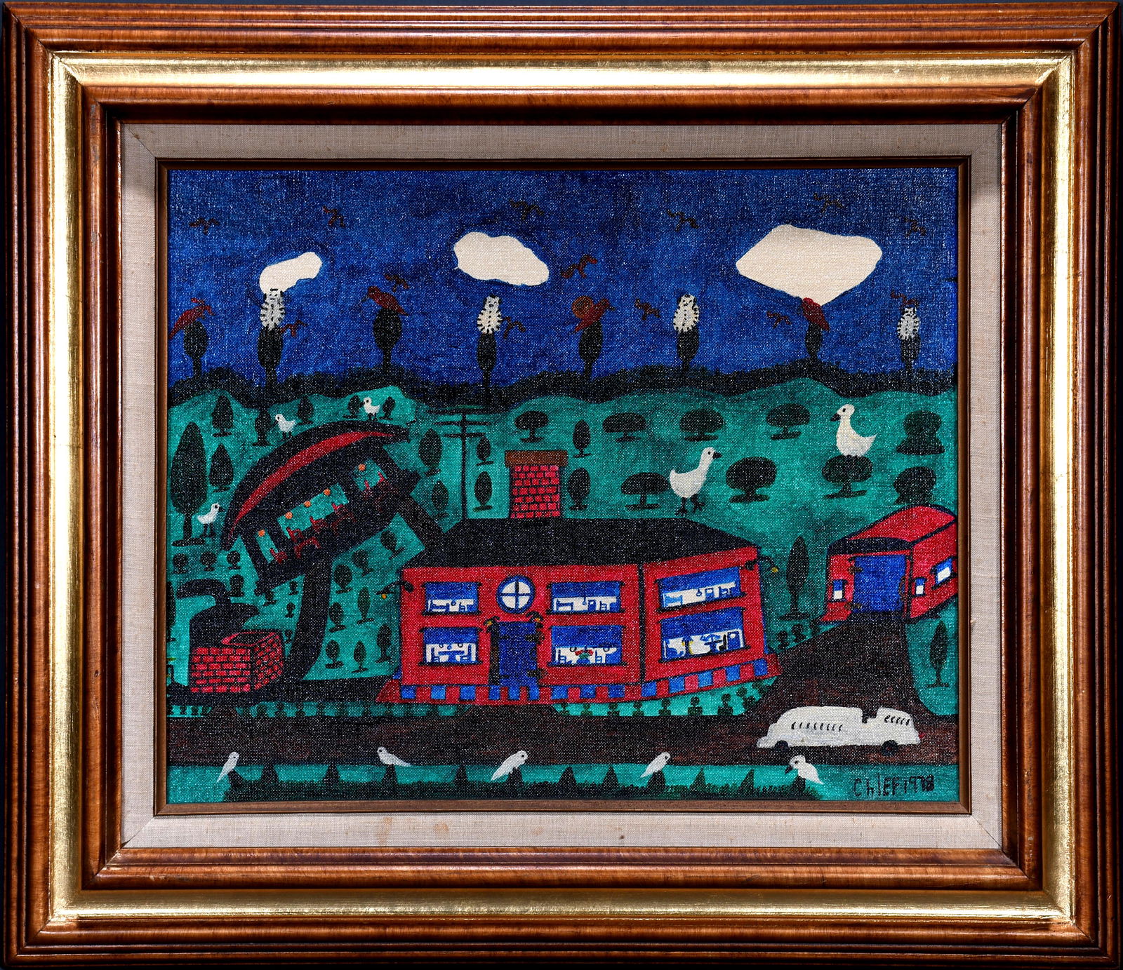 Chief Wiley. 10 White Birds. (1 of 7)