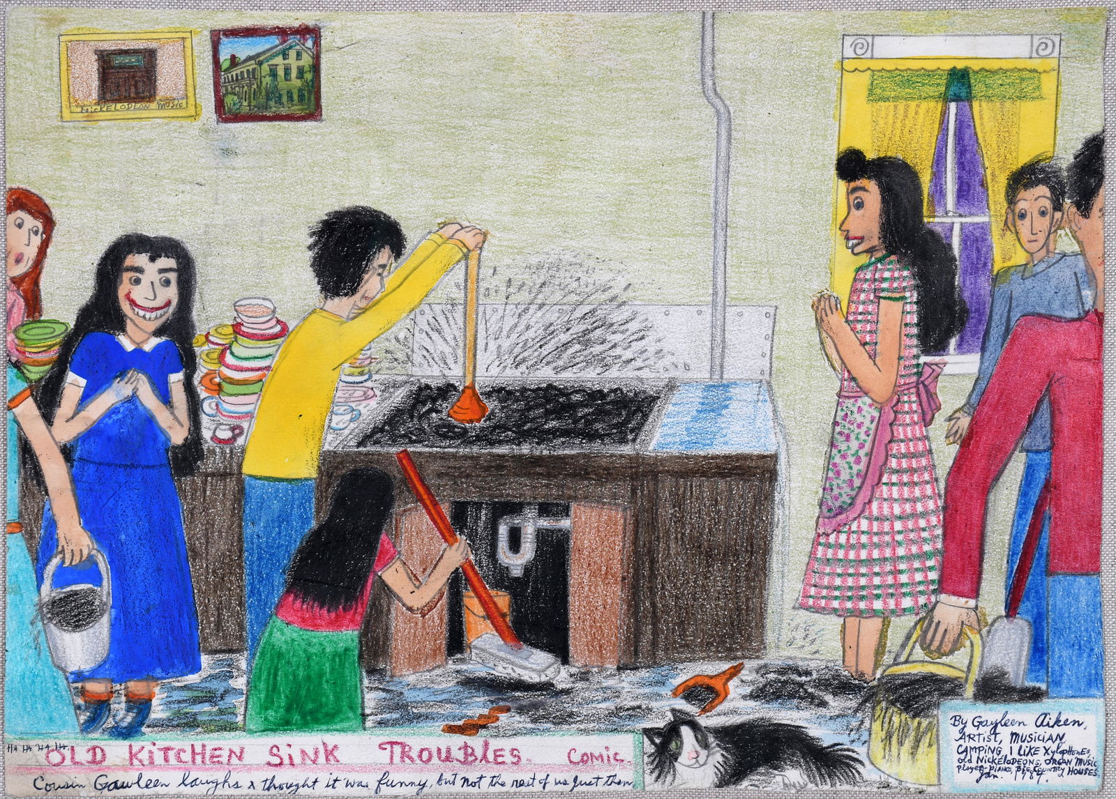 Gayleen Aiken. Old Kitchen Sink Trouble. (1 of 7)