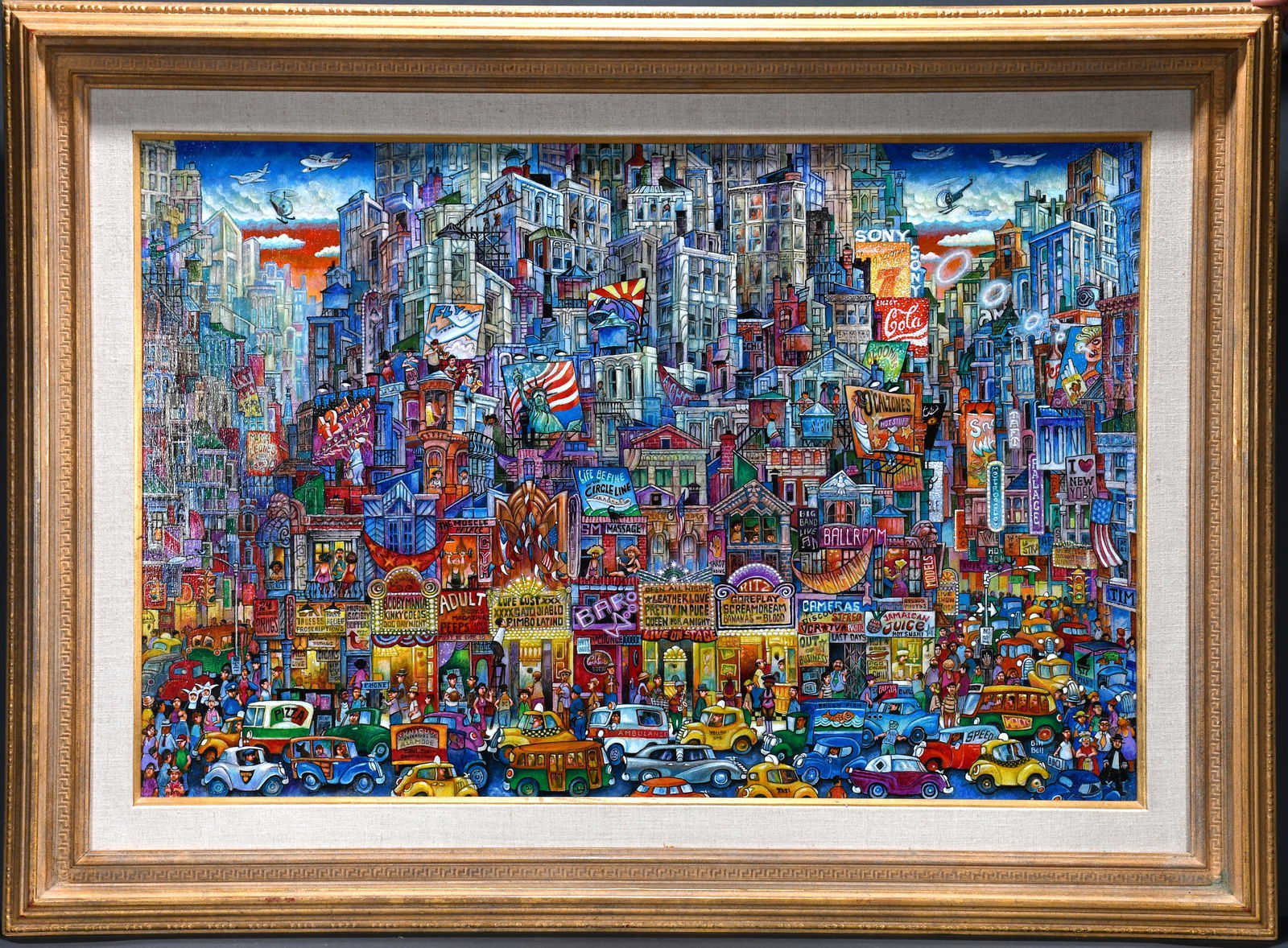 Bill Bell. Very Busy Times Square. (1 of 13)