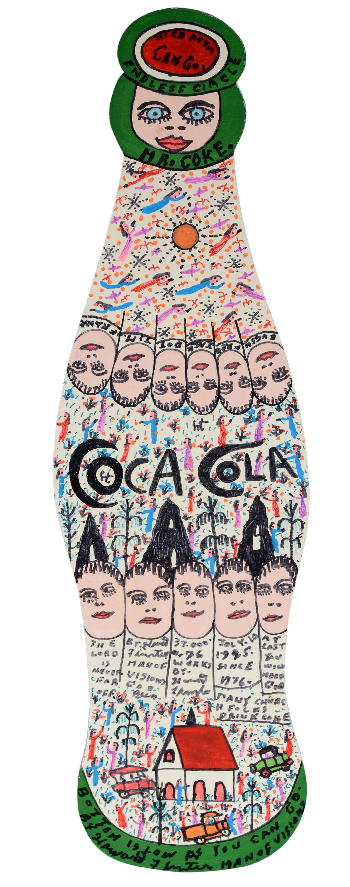 Howard Finster. Coke Bottle. (1 of 4)