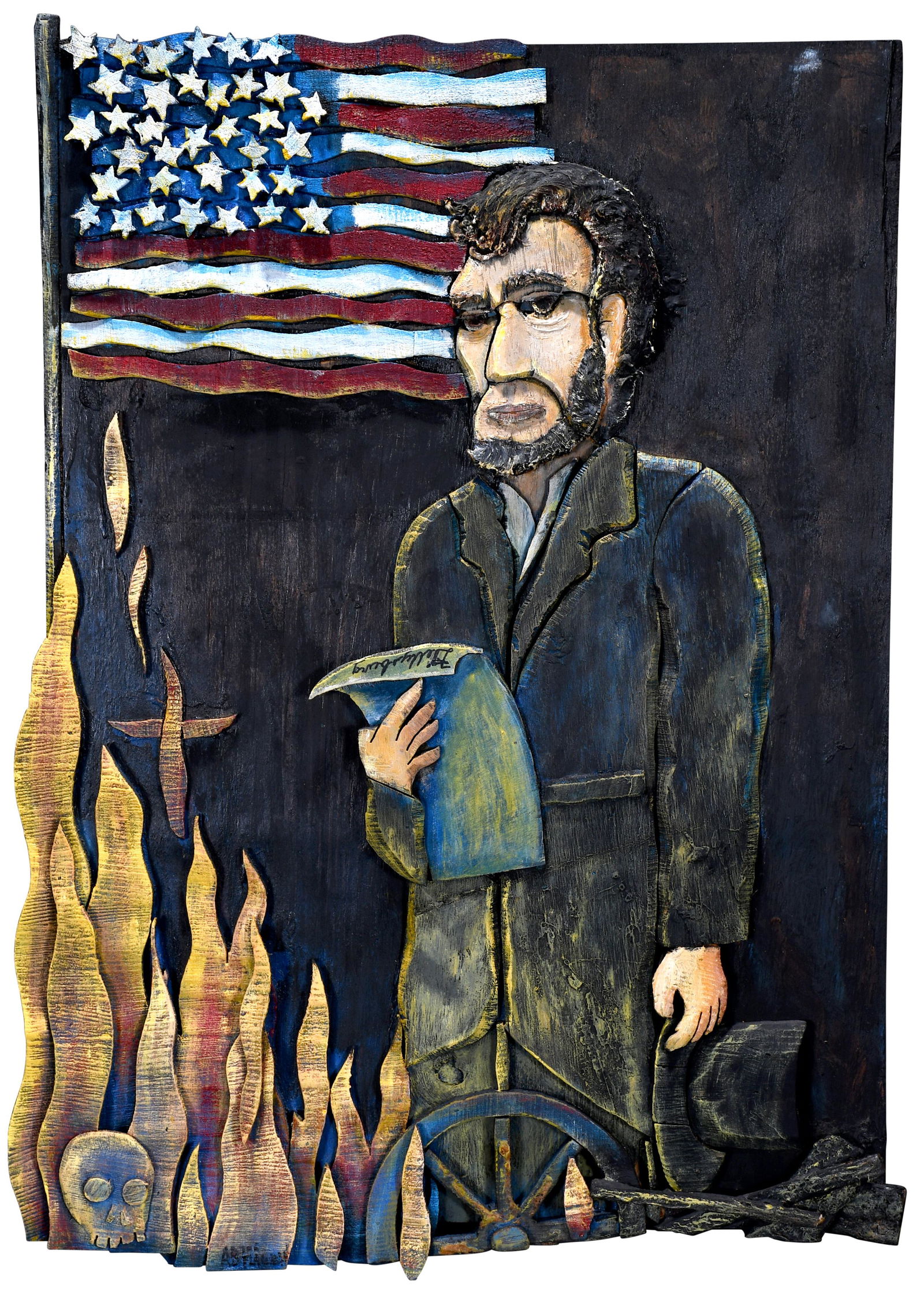 Ab The Flagman. Lincoln At Gettysburg. (1 of 6)