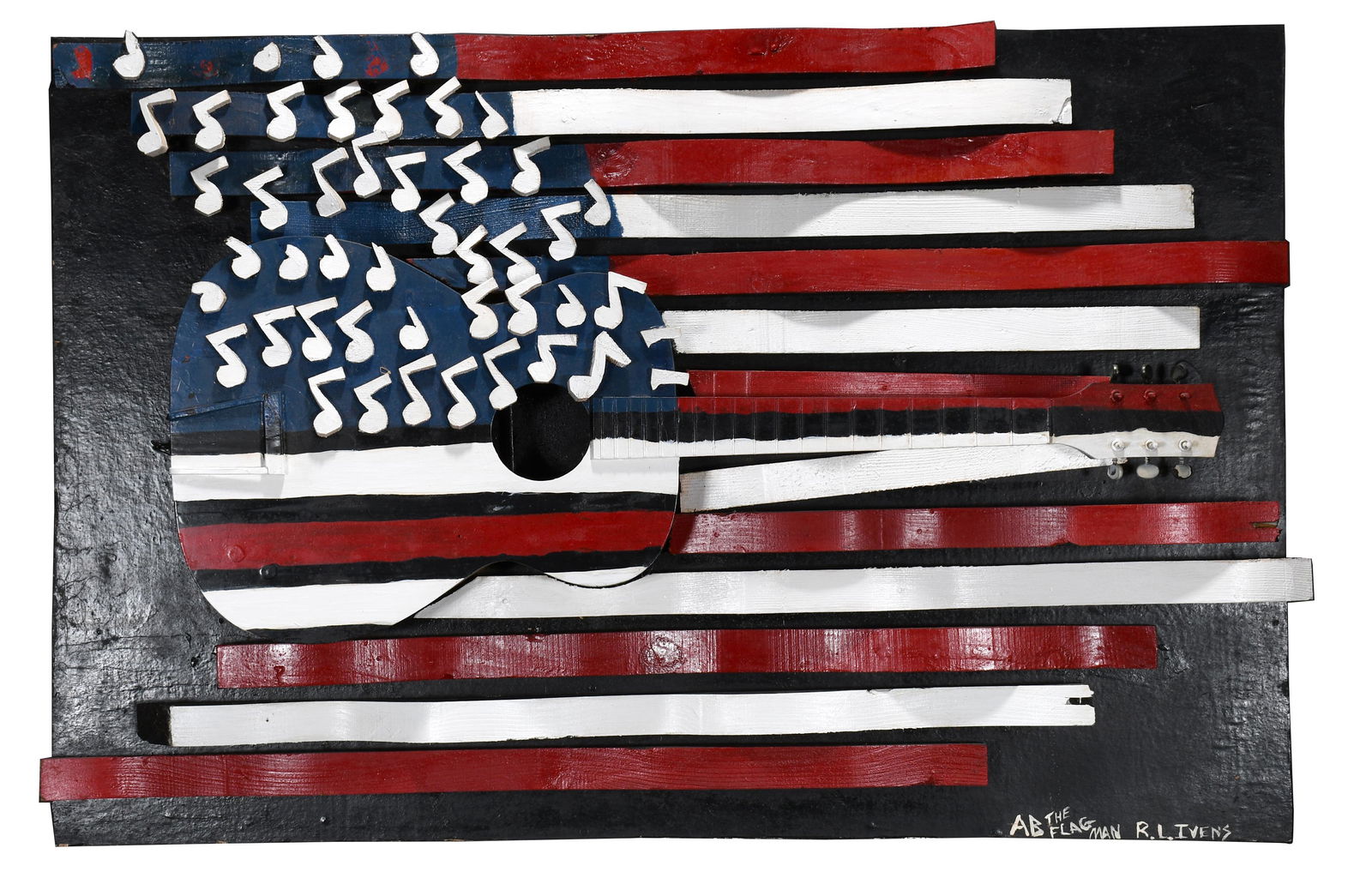 Ab The Flagman. Guitar Flag. (1 of 5)