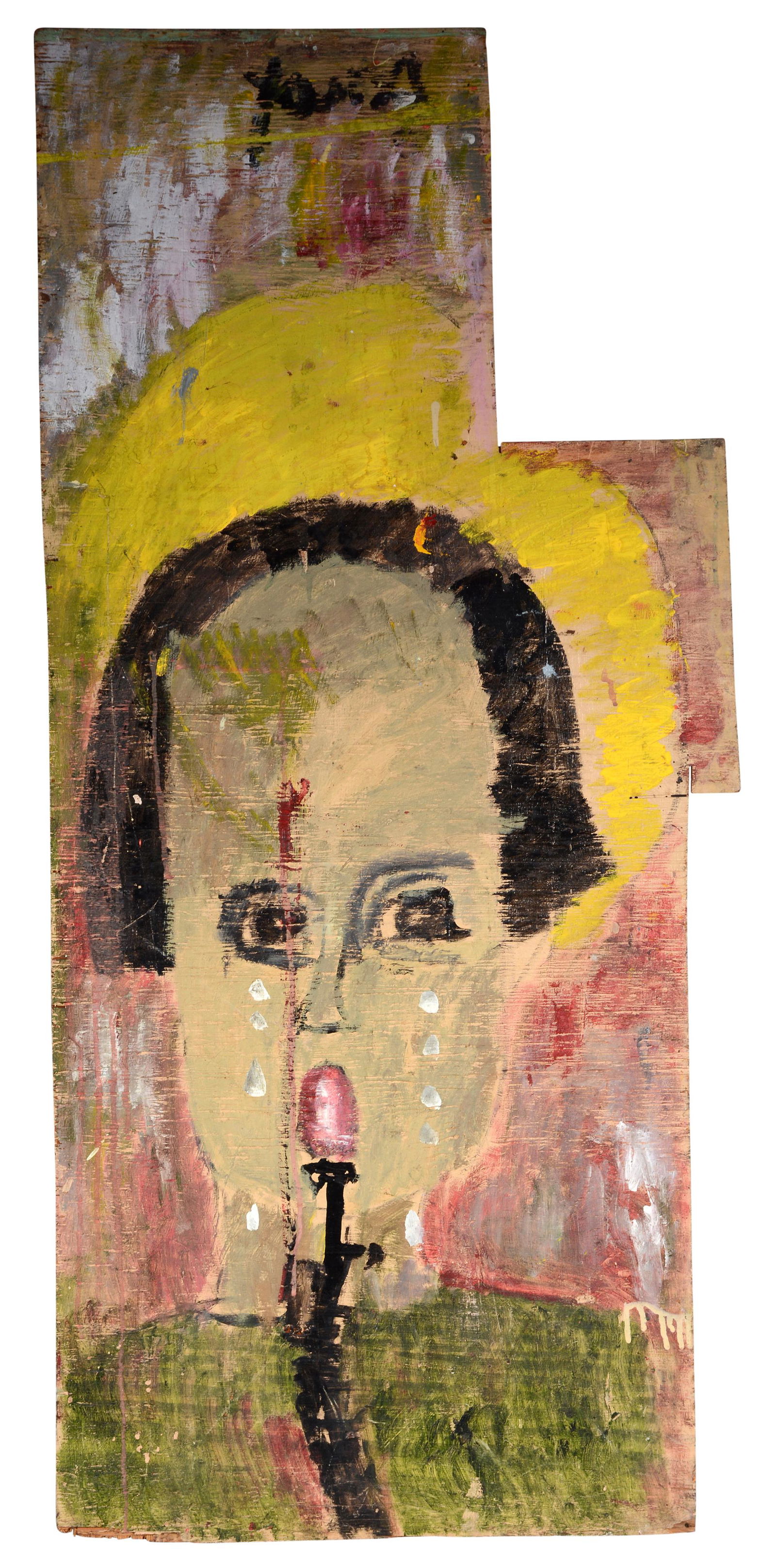 Purvis Young. Bullet To Head of a Crying Saint. (1 of 4)