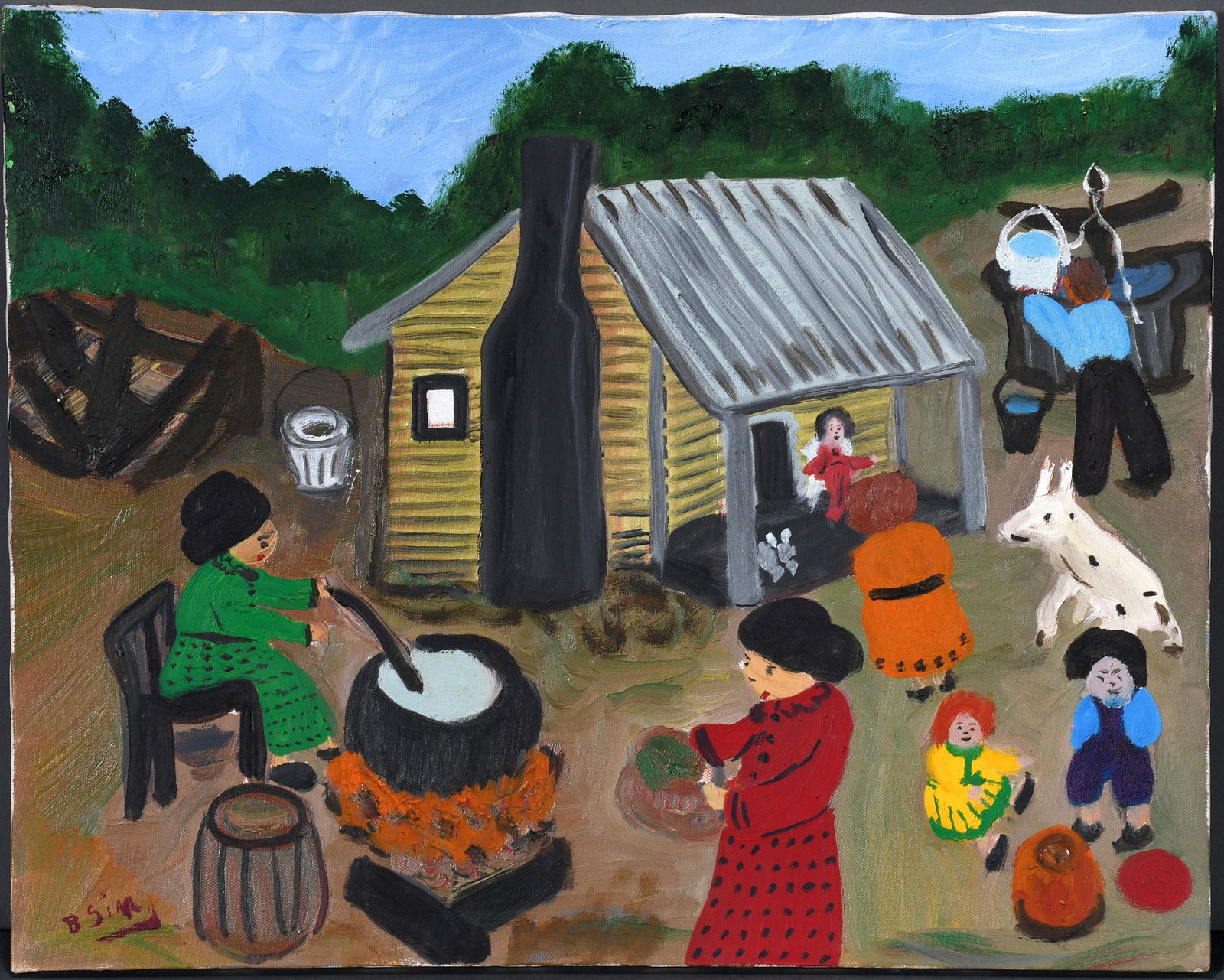 Bernice Sims. Yellow House. (1 of 2)