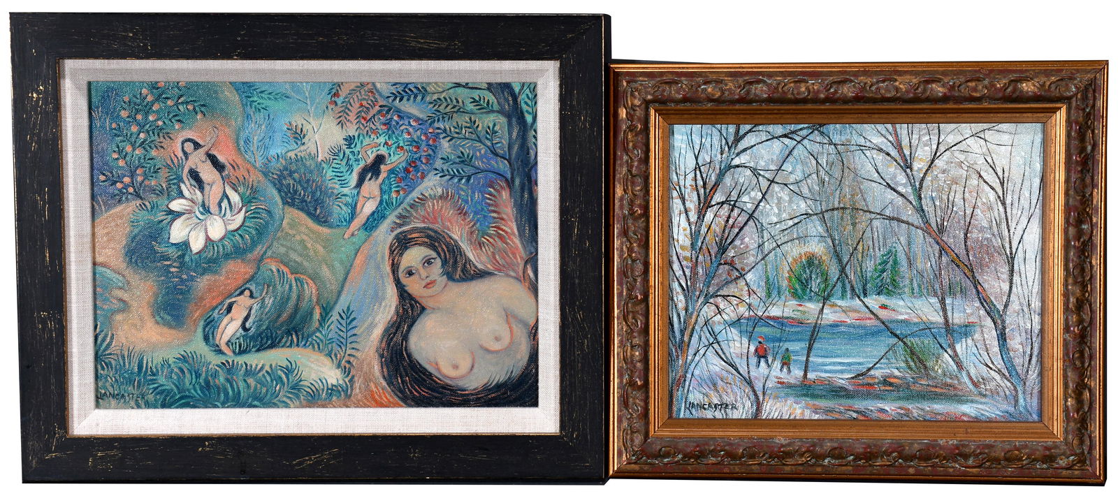 Paul Lancaster. Pair of Paintings. (1 of 4)