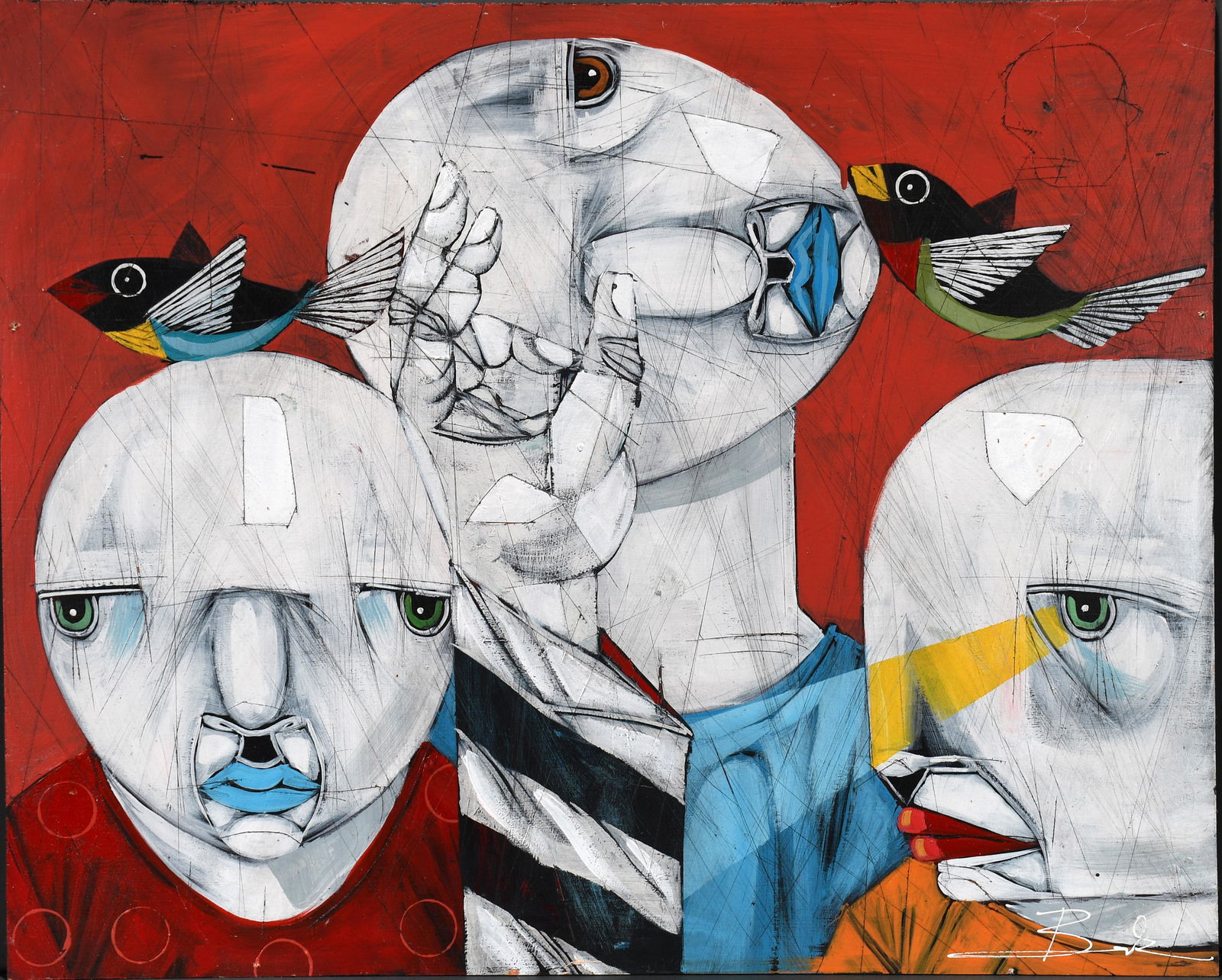 Michael Banks. Friends With Birds. (1 of 3)