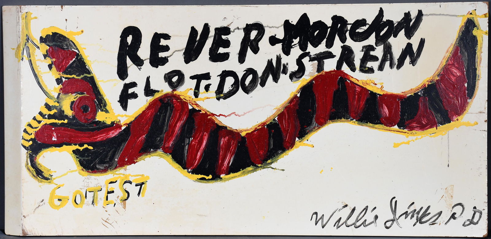 Willie Jinks. River Moccasin Float Down Stream. (1 of 3)