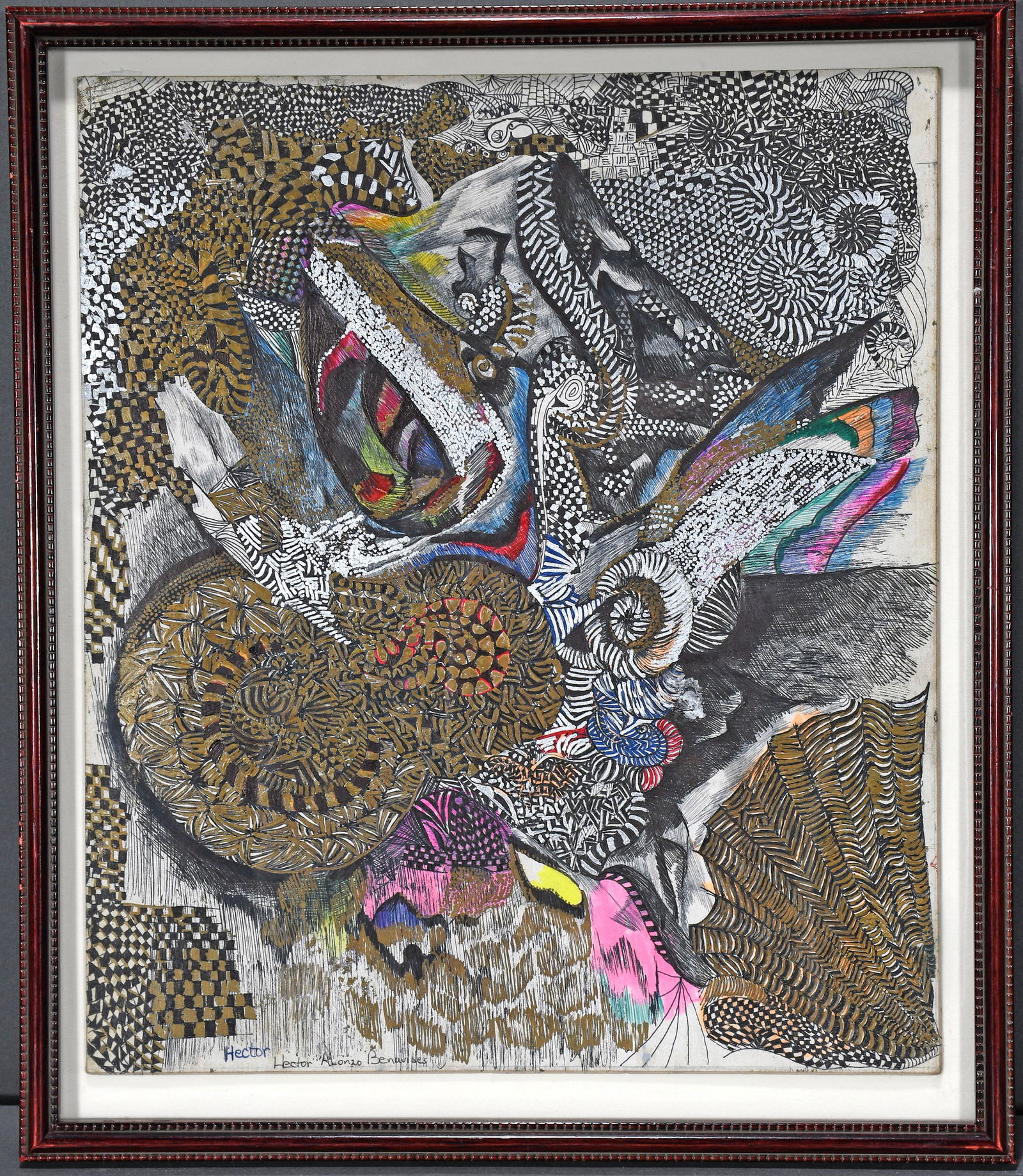 Hector Alonzo Benavides. Intricate Drawing. (1 of 3)