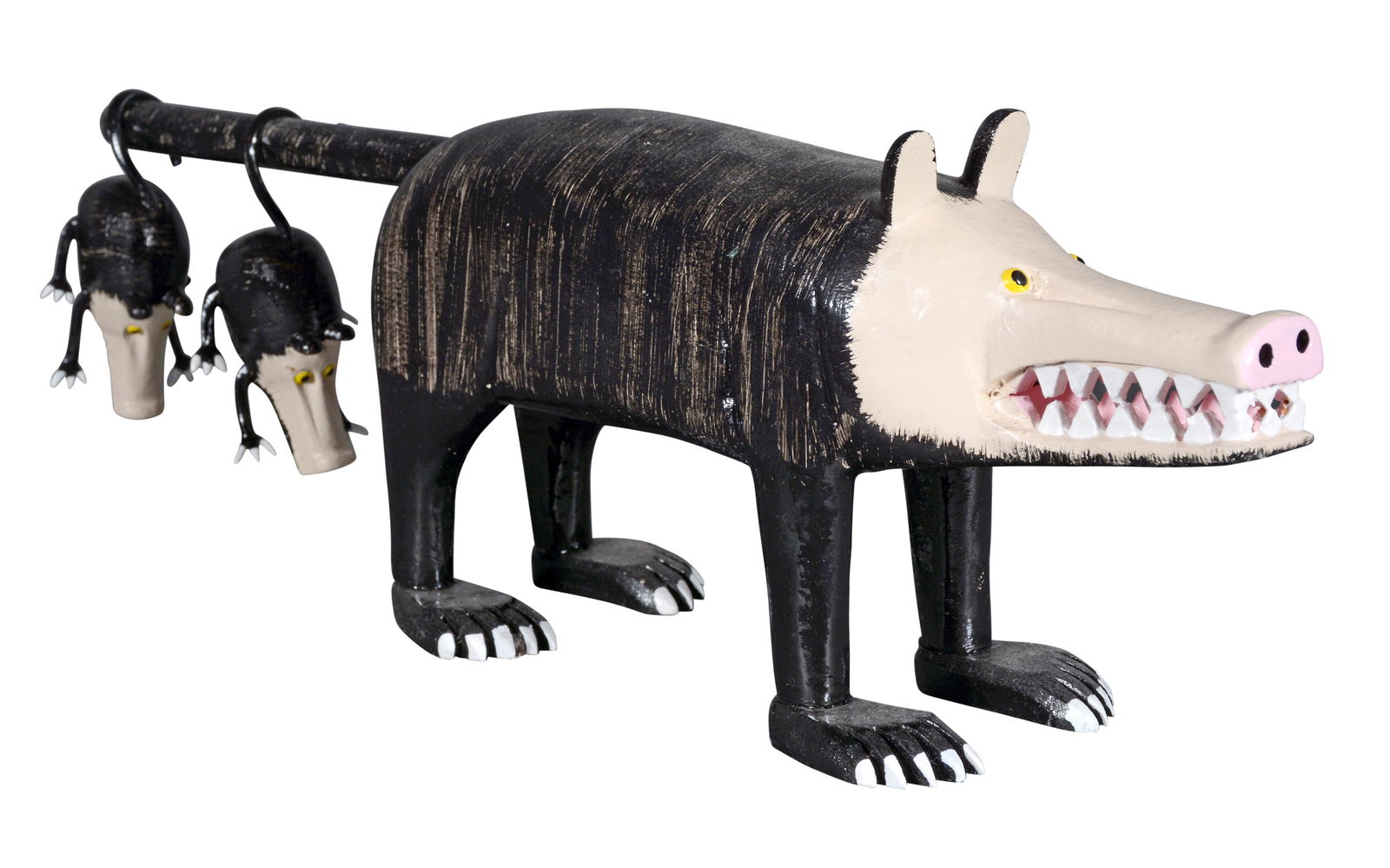 Lonnie and Twyla Money. Momma Possum With Two Babies. (1 of 6)