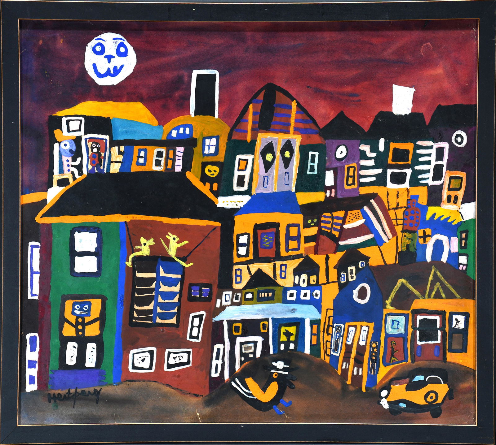 Carl Hertzberg, Jr. Purple Sky, #263. (1 of 3)