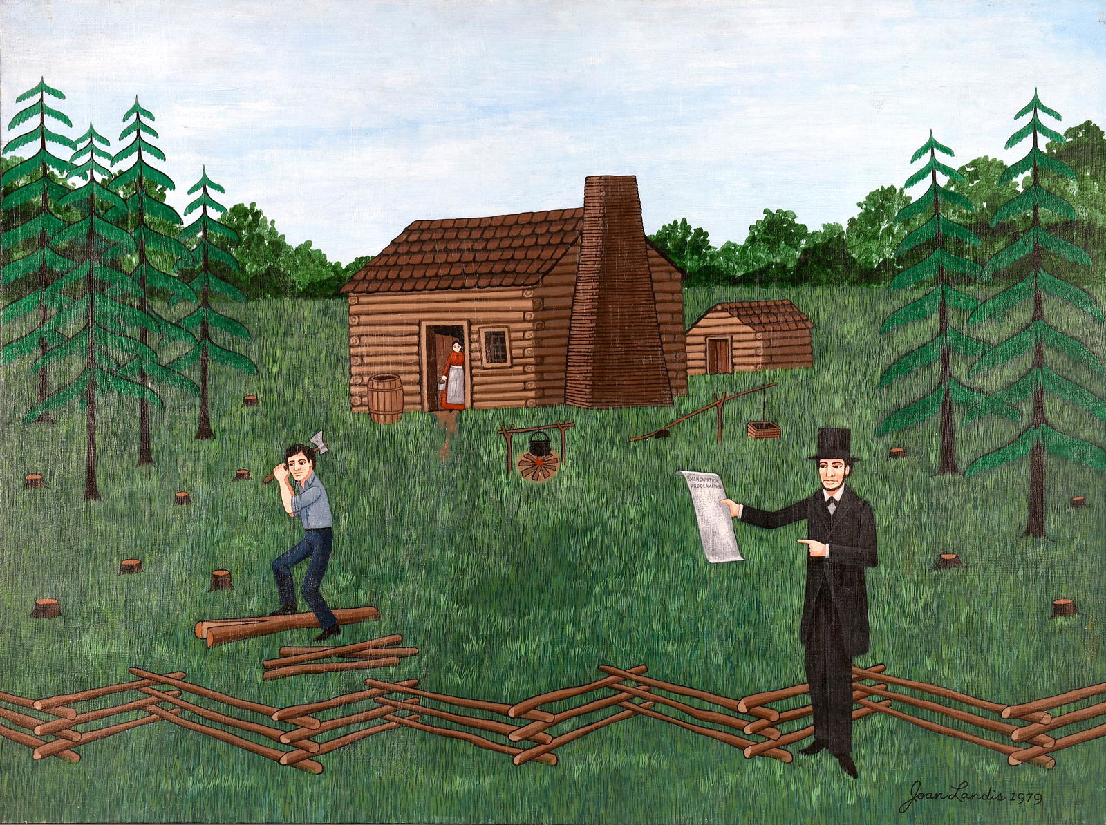 Joan Landis. Abraham Lincoln. (1 of 2)