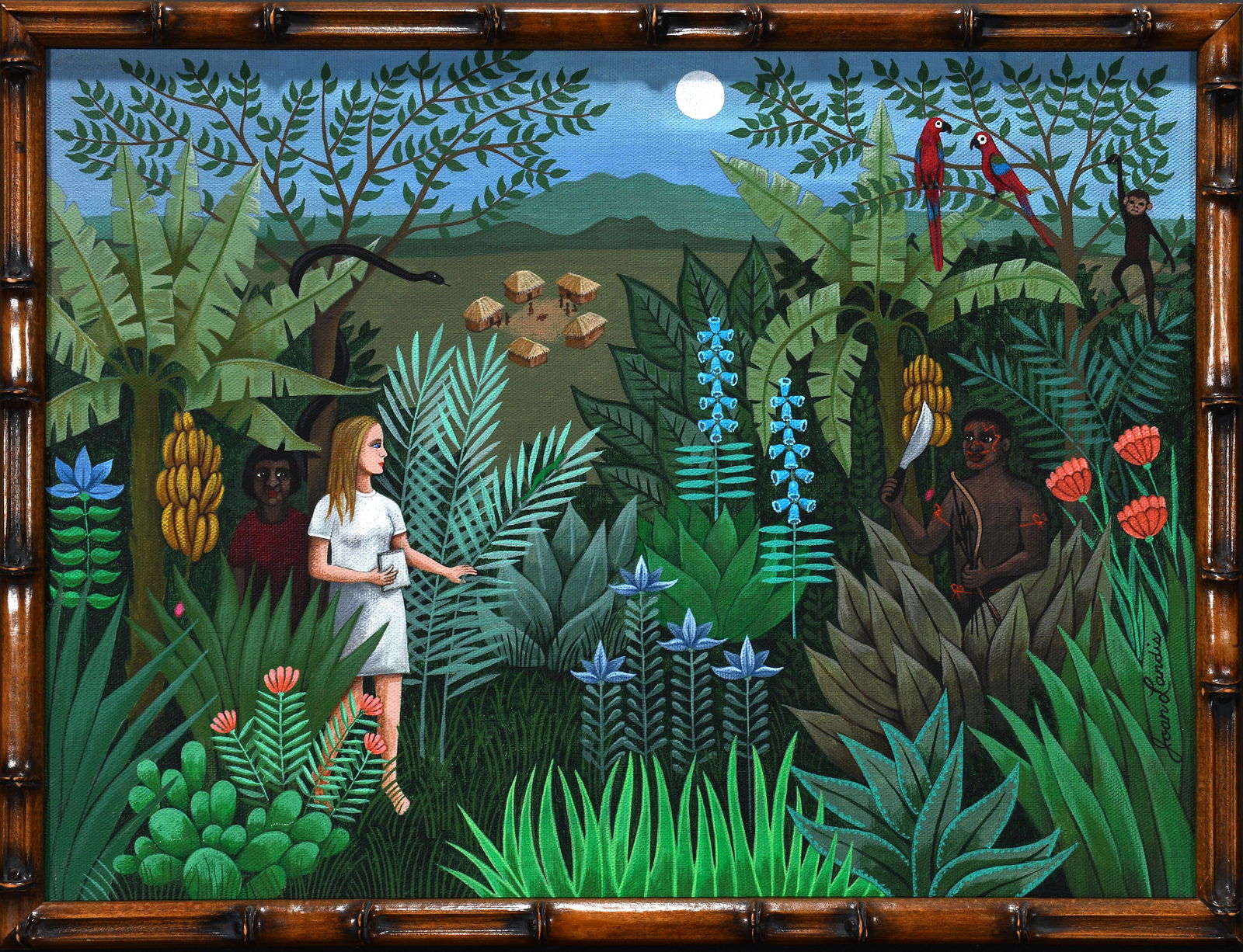 Joan Landis. A Girl In The Jungle. (1 of 1)