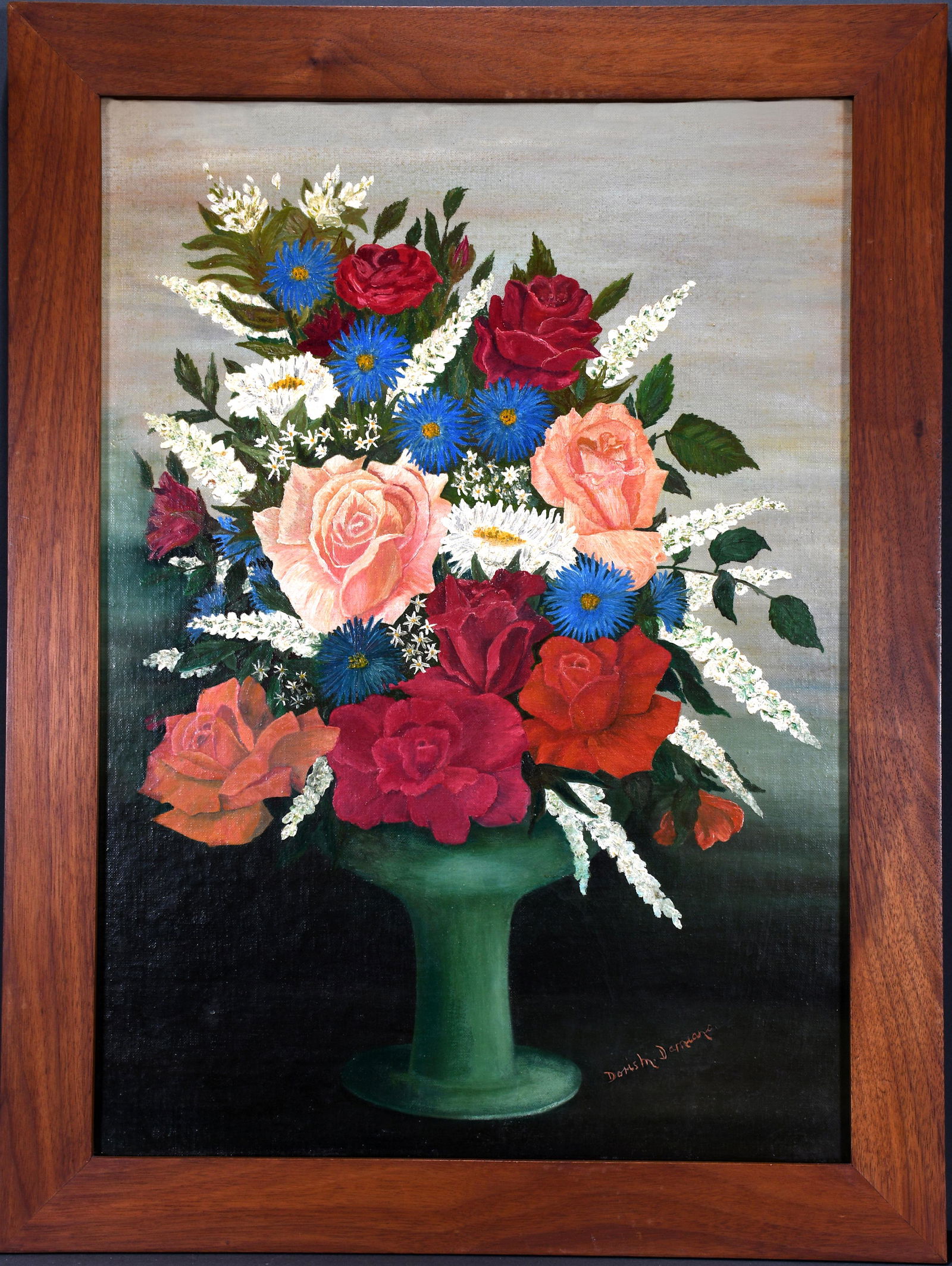 Doris M. Damiano. Still Life with Roses. (1 of 4)