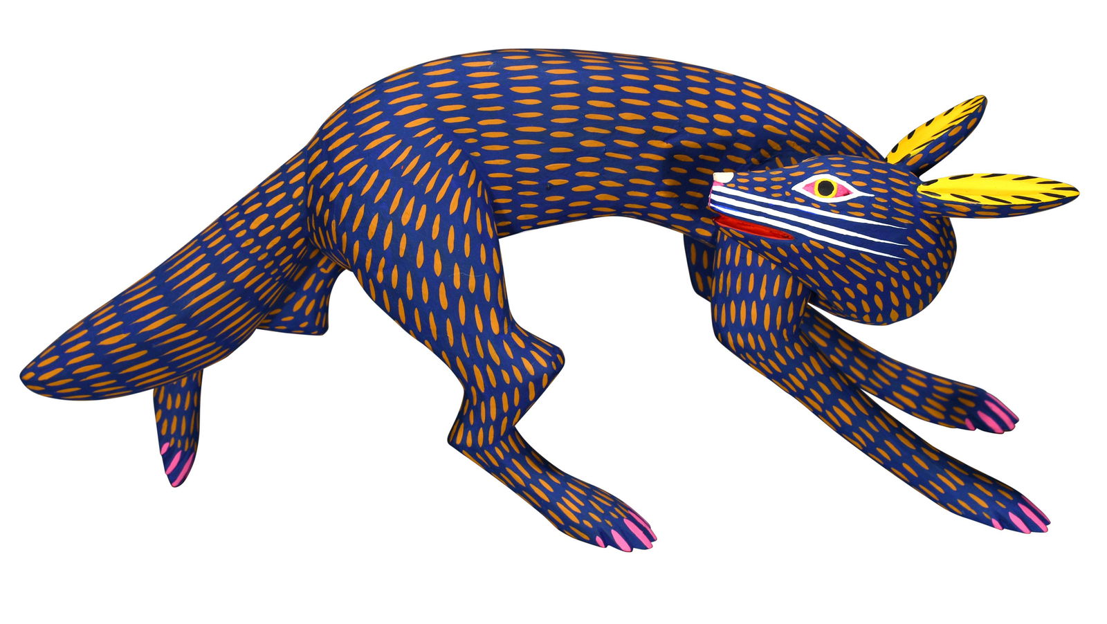 Manuel, Angelico & Isaias Jimenez. Spotted Leopard Alebrijes. (1 of 3)