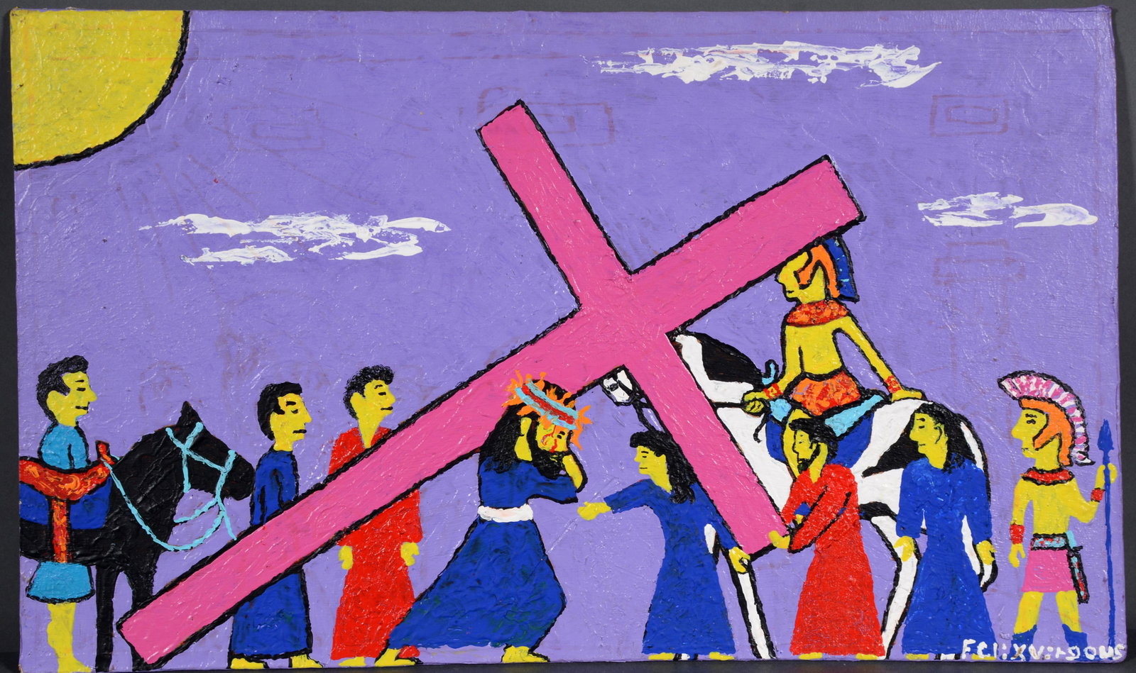 Felix Virgous. Carrying The Cross.: Felix Virgous. Carrying The Cross.