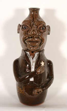 Daniel Boone. One Nation Under God Figure.: Signed and titled. Mint condition. 14”h. Est. $100-200. Ship: $55