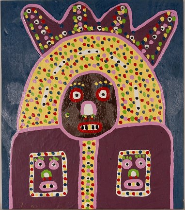 Richard Burnside. King In Purple.: Richard Burnside. King In Purple. Paint on board. Faintly signed lower left. Excellent condition. 21”x 24”. Est. $200-400. Ship: $45