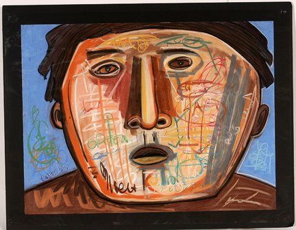 Tim Chess. Young Portrait, #441.: Tim Chess. Young Portrait, #441. Pastel on acid-free paper. Signed. Excellent condition. 24” w x 18”h. Est. $200-400. Ship: $45