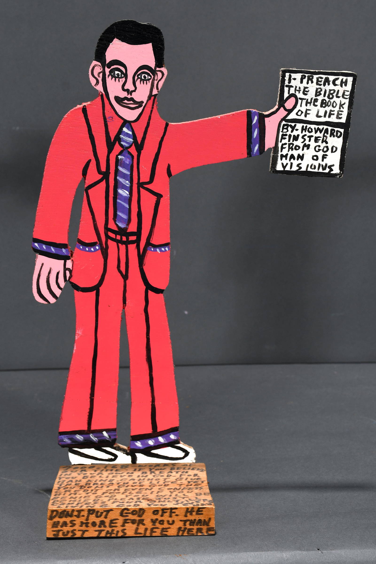 Howard Finster. Howard Preaching. Auction