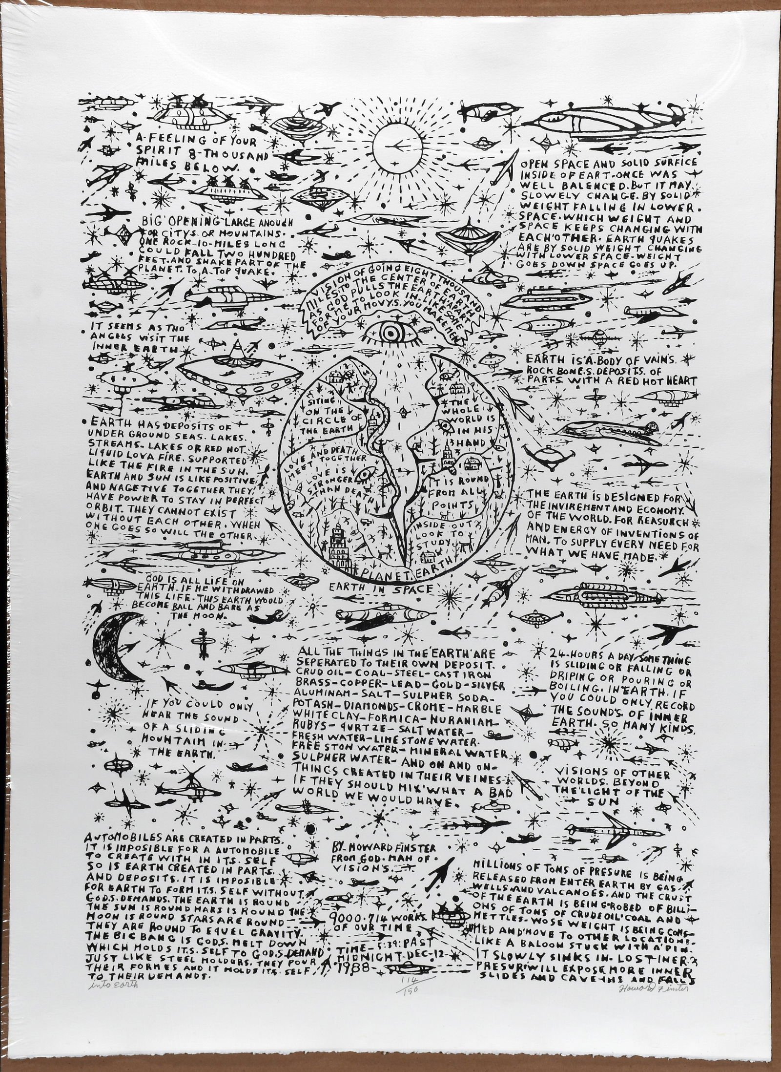 Howard Finster. Into Earth. (1 of 3)