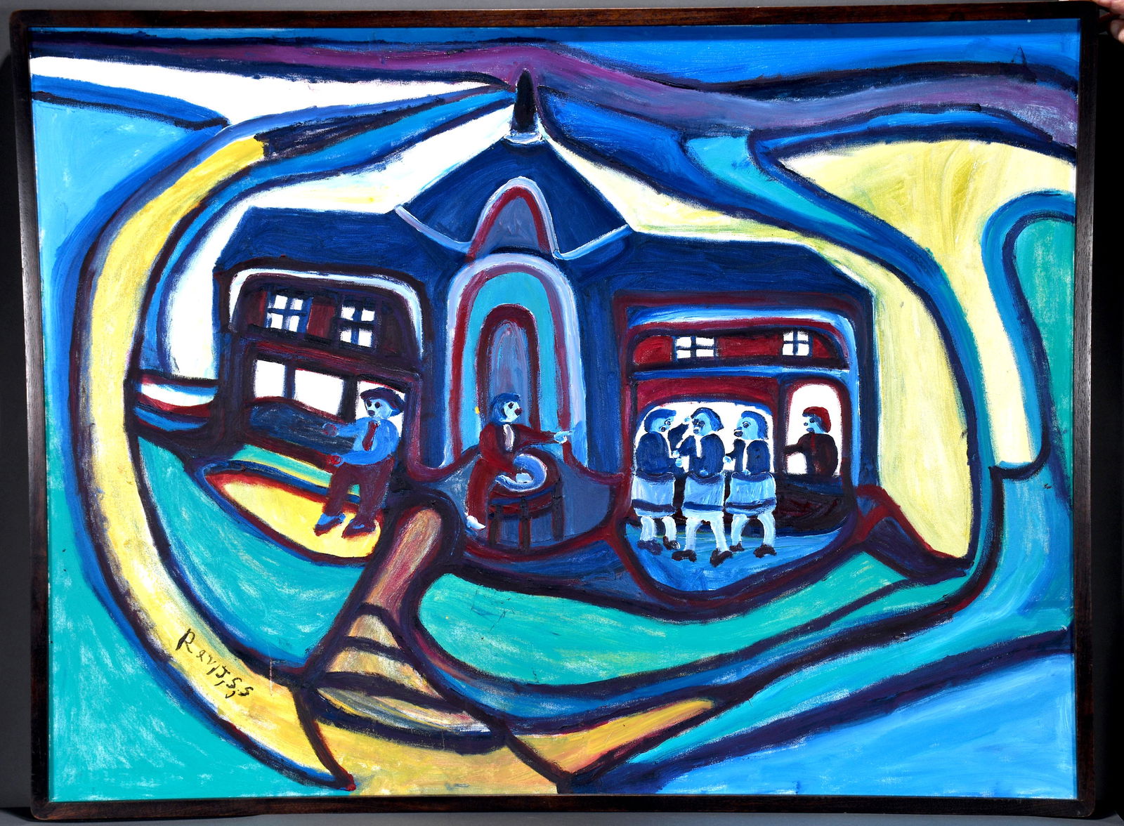 Johnnie Swearingen. Blue Church. (1 of 10)