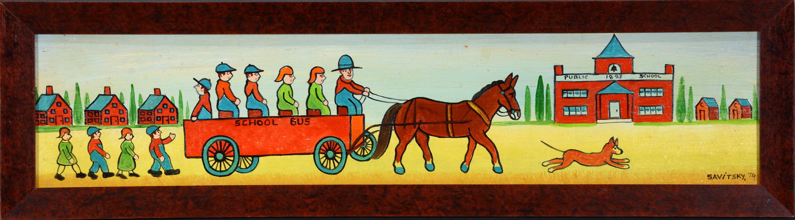 Jack Savitsky. Amish School Bus. (1 of 3)
