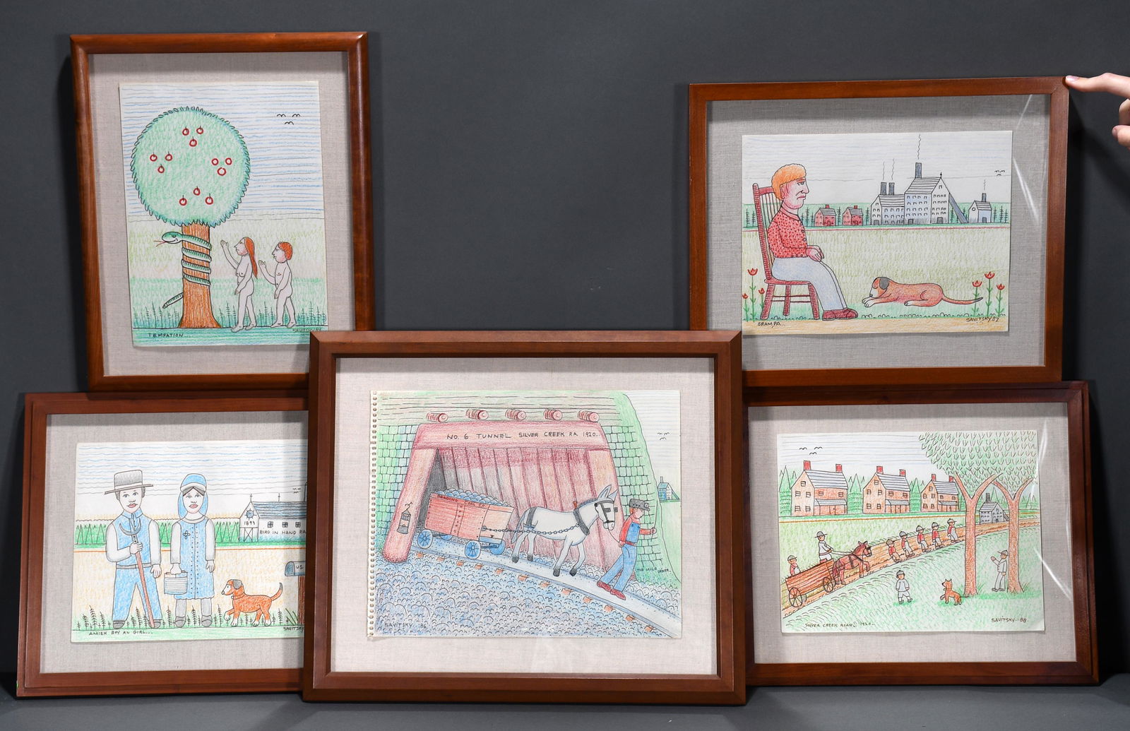 Jack Savitsky. Five Drawings. (1 of 5)