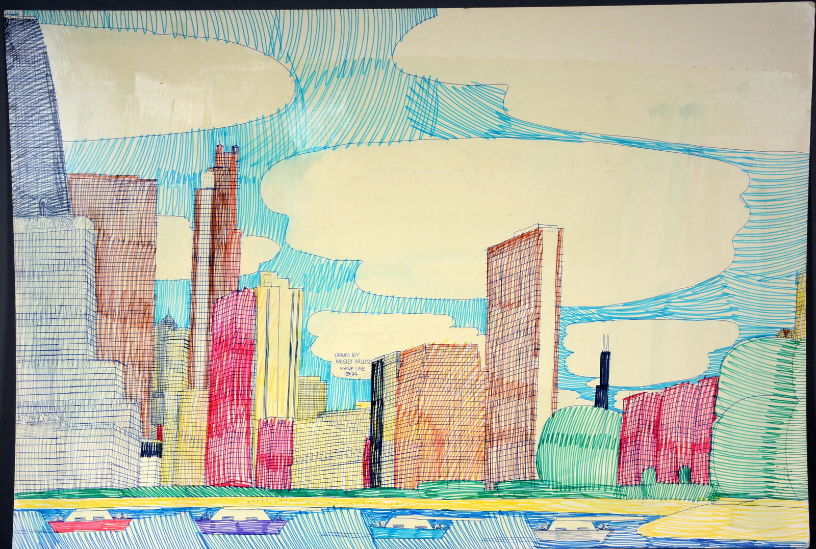 Wesley Willis. Shoreline (A). (1 of 6)