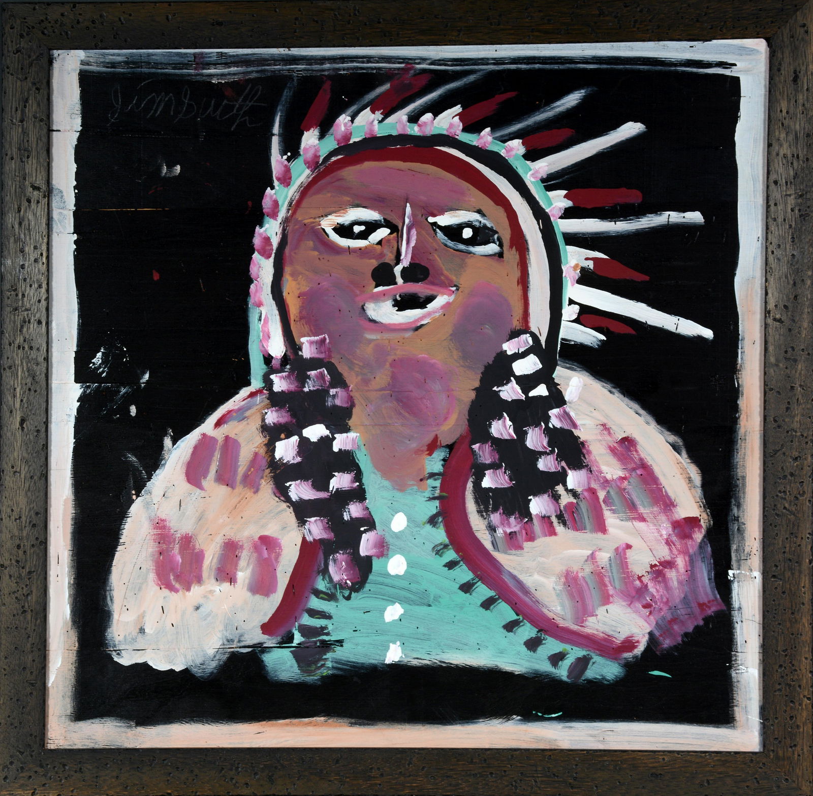 Jimmy Lee Sudduth. Indian. (1 of 2)