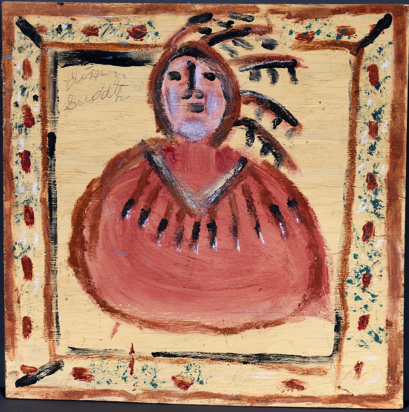 Jimmy Lee Sudduth. Indian Portrait. (1 of 2)