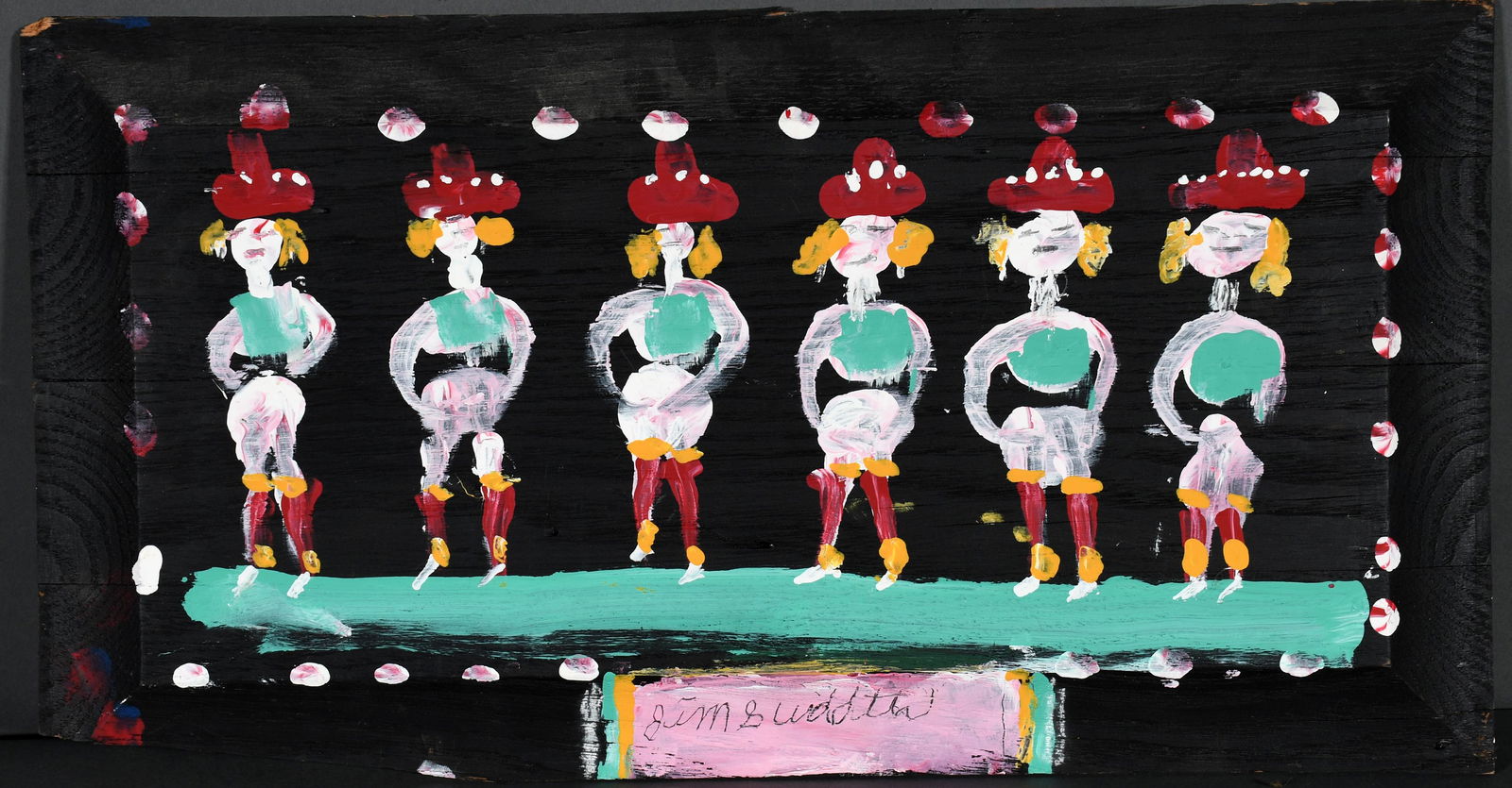 Jimmy Lee Sudduth. Six Dancing Girls. (1 of 2)