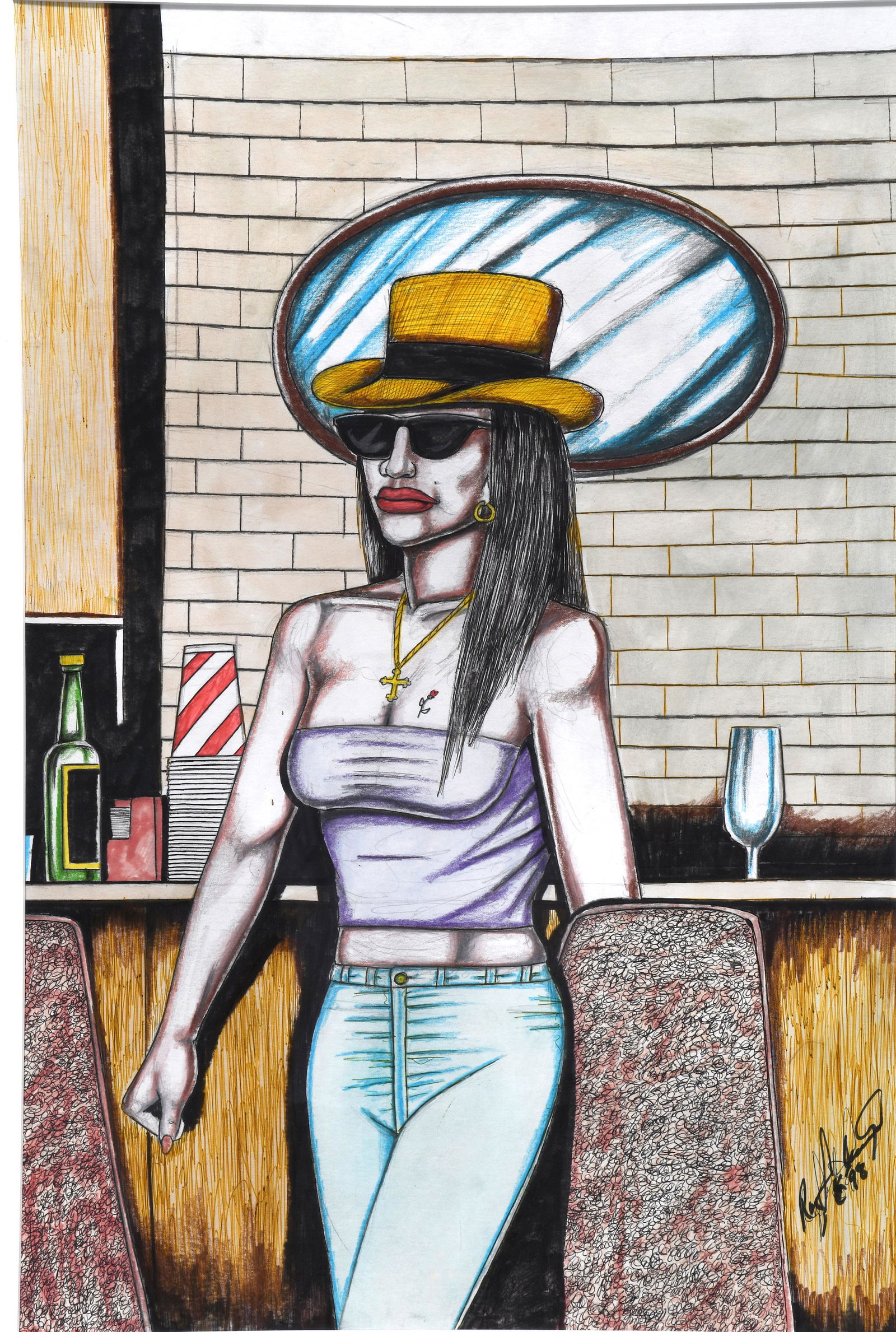 Roy Ferdinand. Girl In Yellow Hat. (1 of 4)