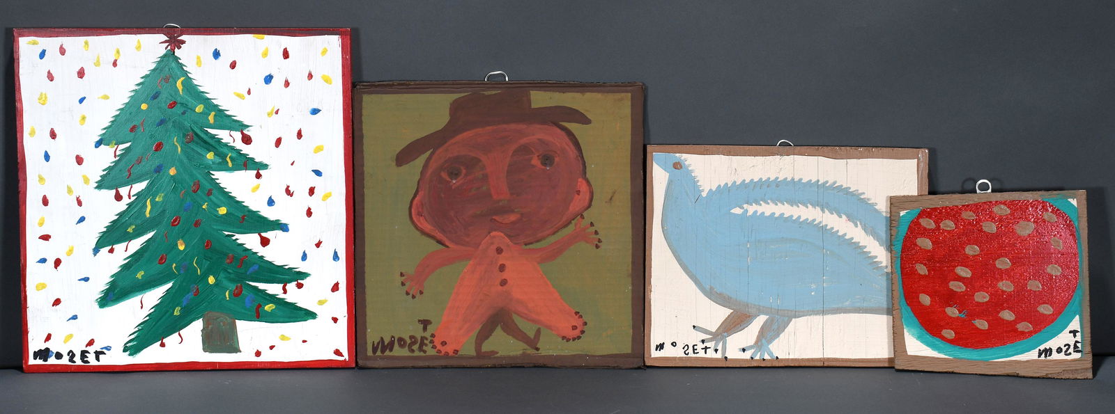 Mose Tolliver. Group Lot of Four Pieces. (1 of 3)