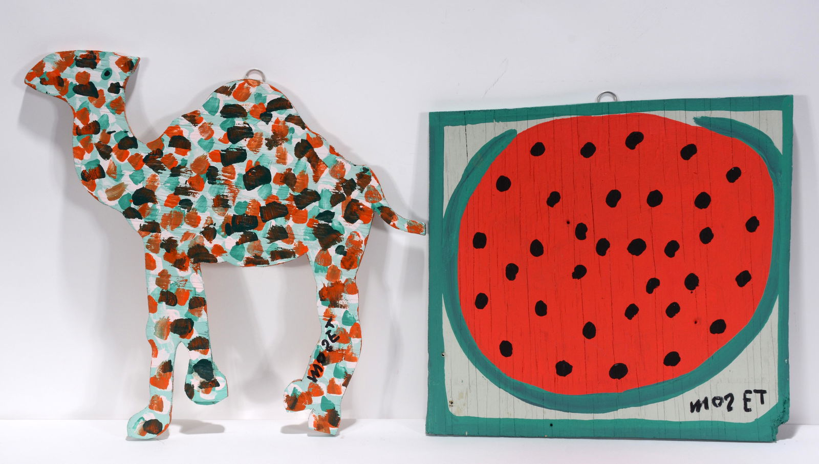Mose Tolliver. Camel Cutout and Watermelon. (1 of 4)